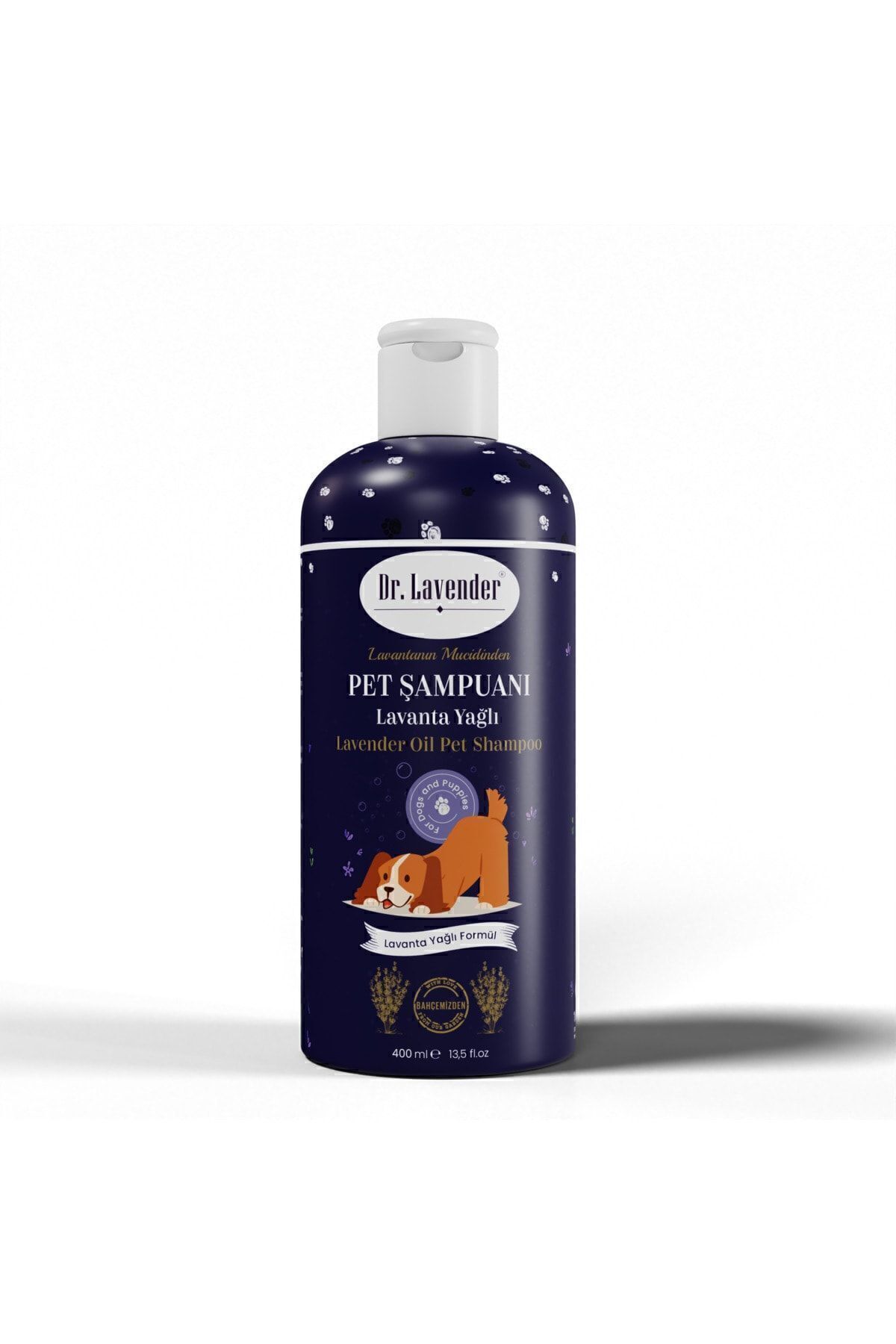 Dr. Lavender Saf Lavanta Yağlı Pet Şampuanı 400 ml Koku Giderici Tüy Dökme Önleyici Köpek Şampuanı