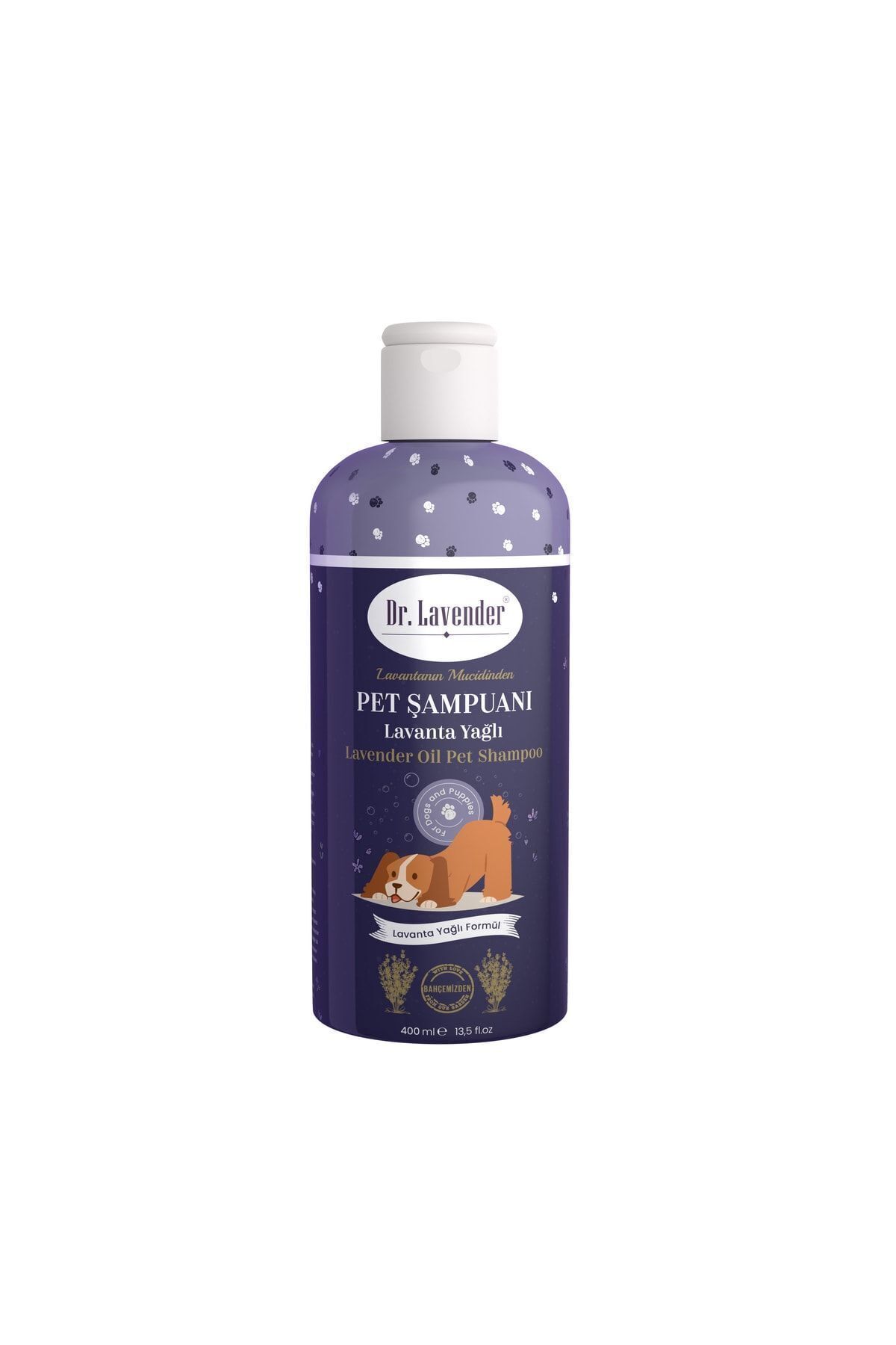 Dr. Lavender Lavanta Yağlı Köpek Şampuanı 400 ml Antiseptik Pet Şampuan