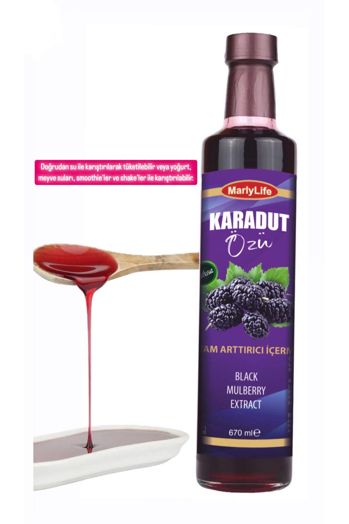 MARLYLİFE Karadut Özü 670 Gr