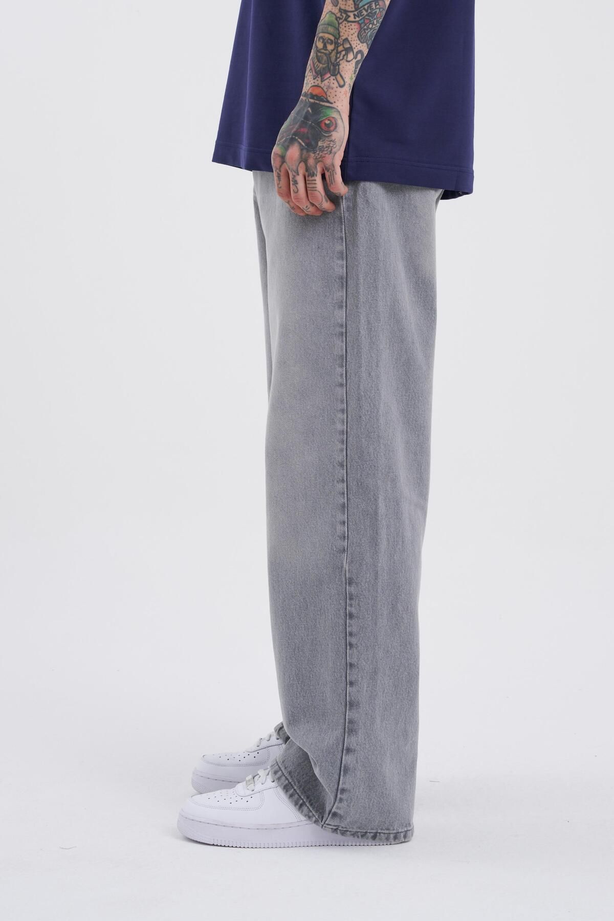 Erkek Oversize Baggy Jean GHOST