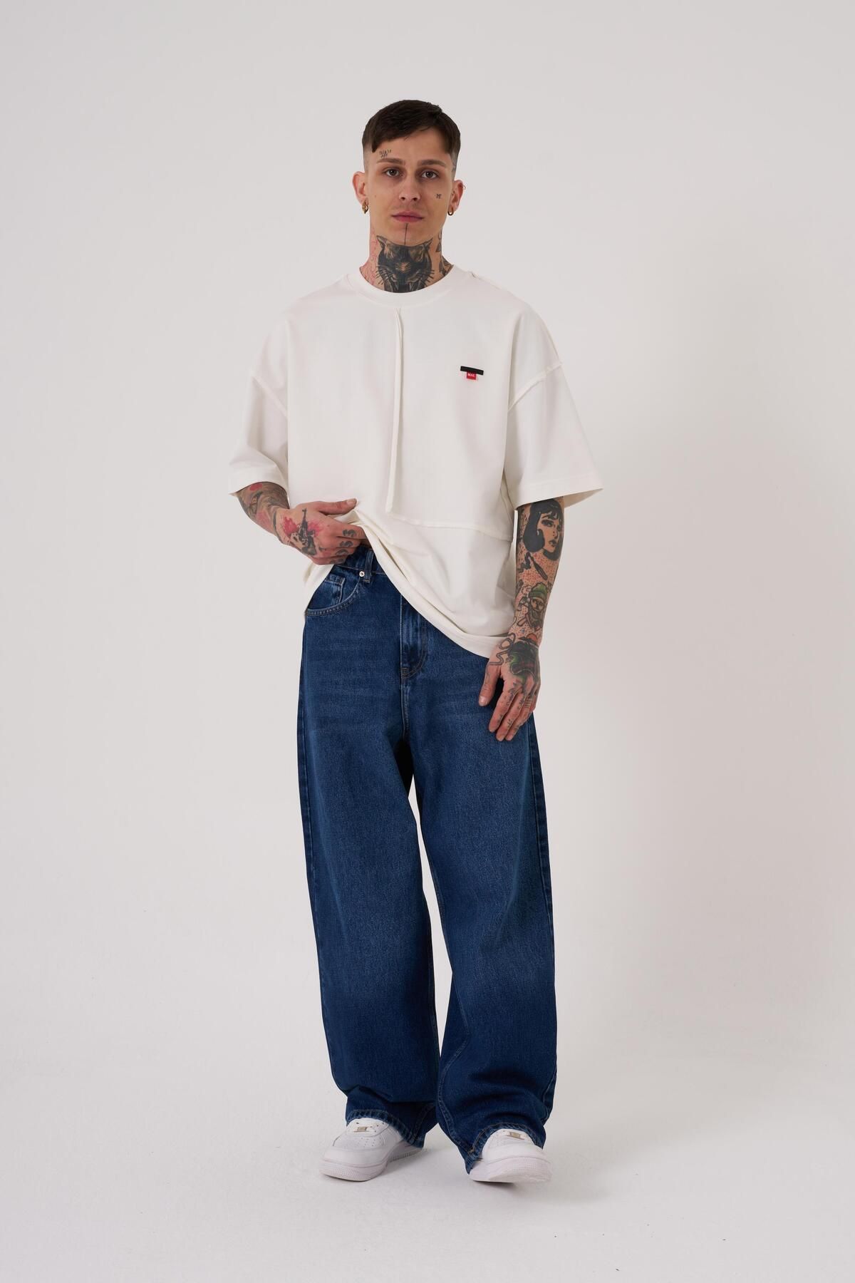 Erkek Oversize Baggy Jean SOFT BLUE