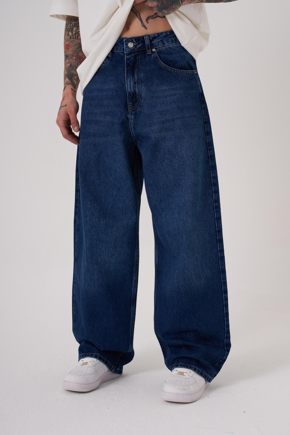 Erkek Oversize Baggy Jean SOFT BLUE