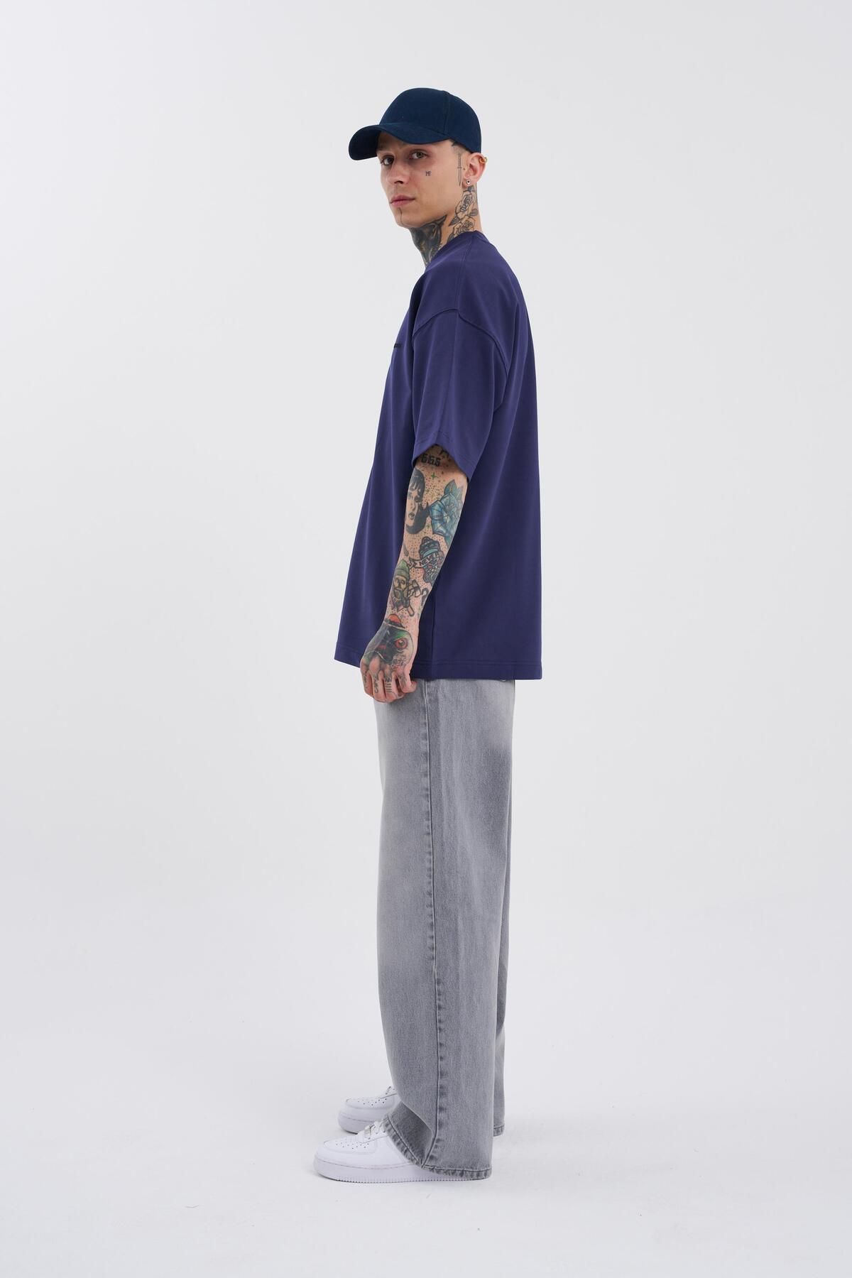 Erkek Oversize Baggy Jean GHOST