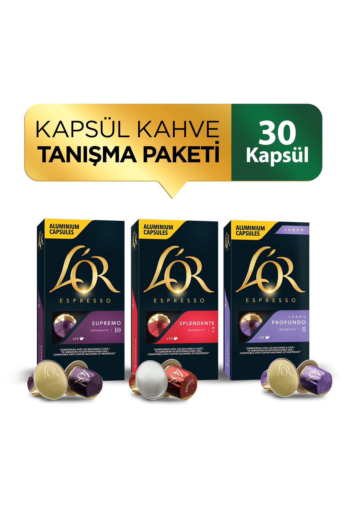 L'ORNespresso Uyumlu KapsülAvantaj Paketi ( S...