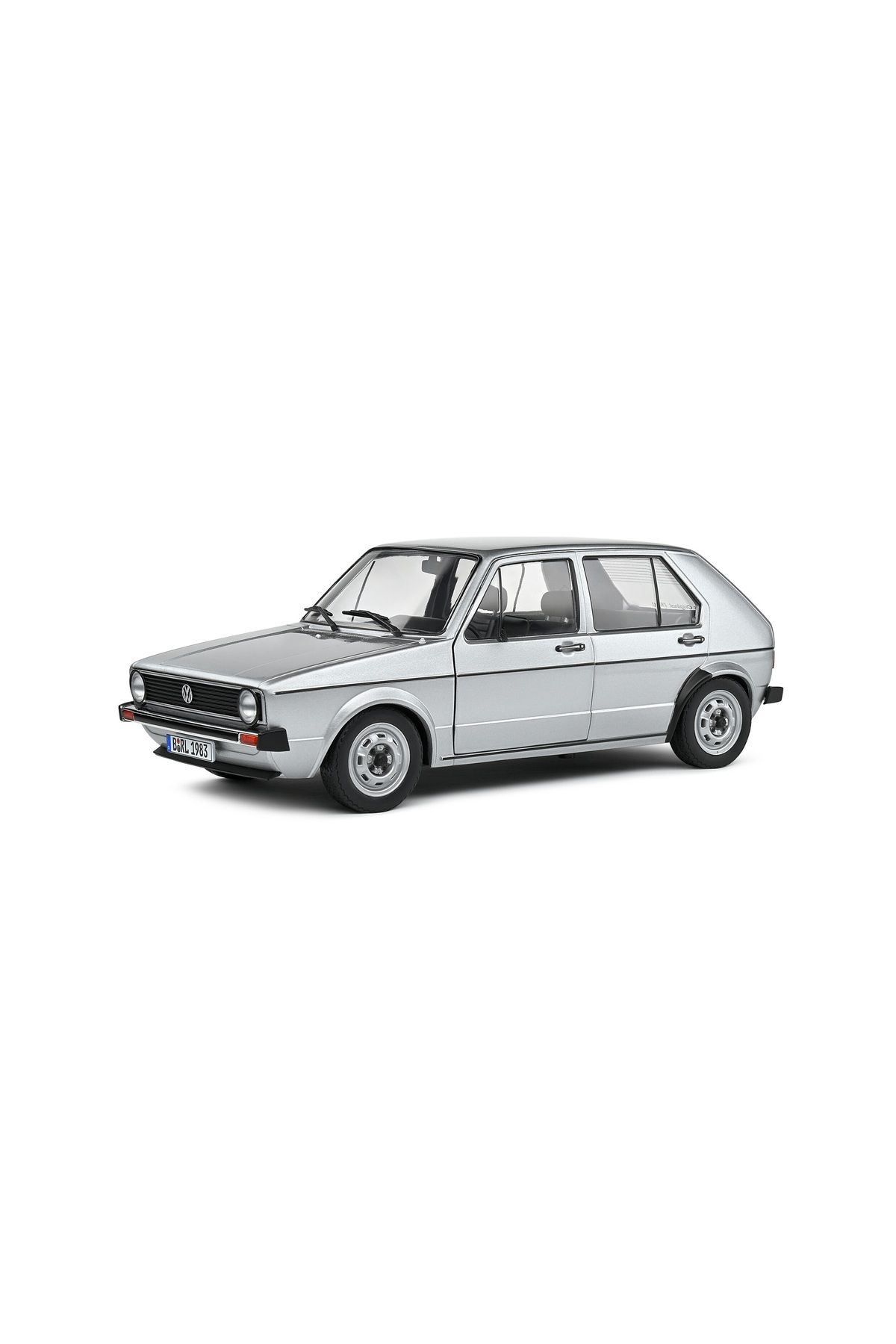 VOLKSWAGEN GOLF 1:18 ÖLÇEK  L GRIS METAL 1983 Diest Car Model Araba