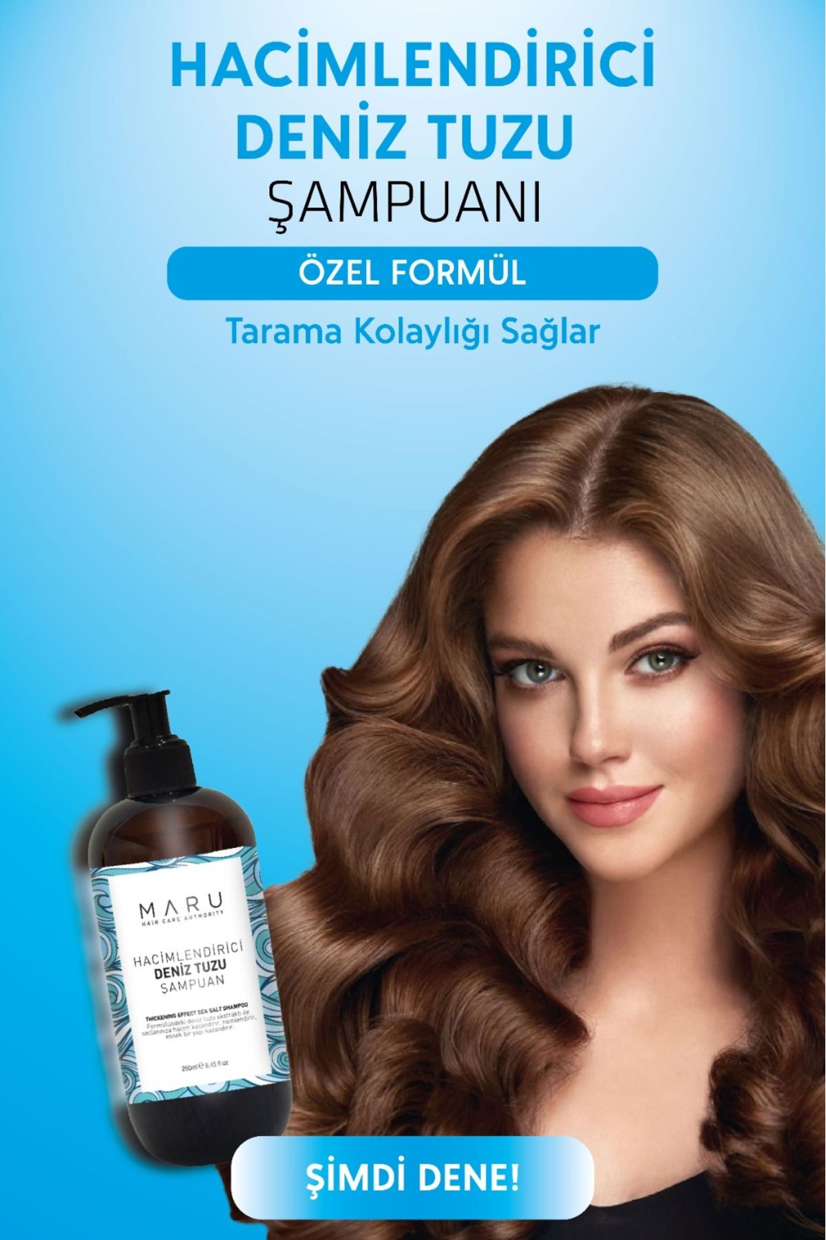 Hacim Ve Dolgunluk Veren Deniz Tuzu Şampuanı 250 ml 8684091008118