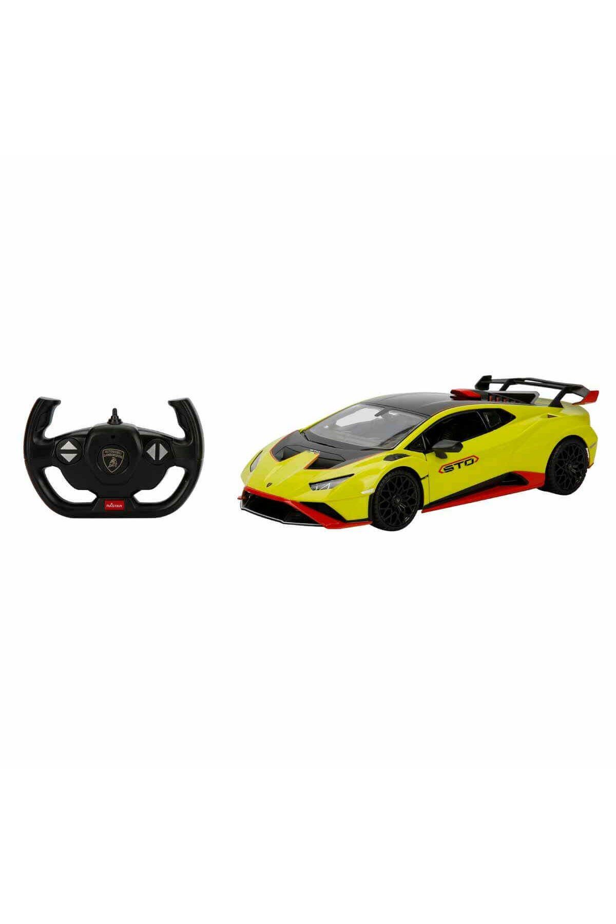 Lamborghini Huracan Sto Açılır Kapılı 33 Cm Uzaktan Kumandalı Araba Rst-98700 Yeşil