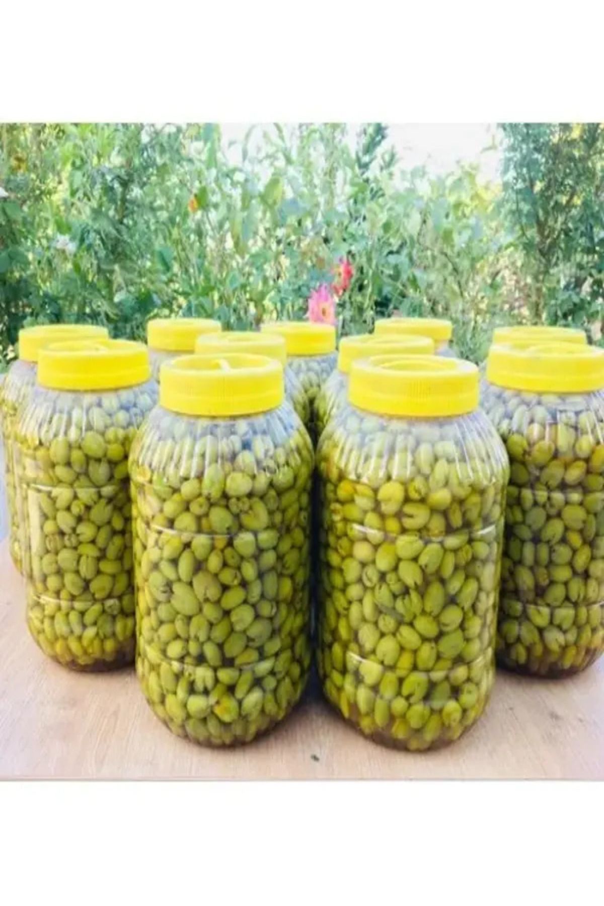 Taş Kırma Çekirdeksiz Yeşil Zeytin 5kg