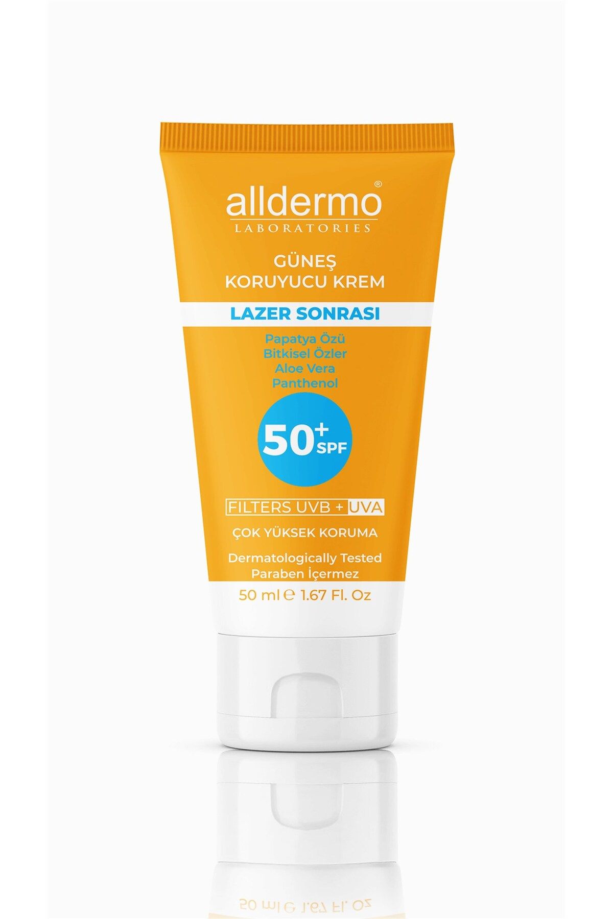 Spf50 Lazer Epilasyon Sonrası Cilt Kremi 50 ml