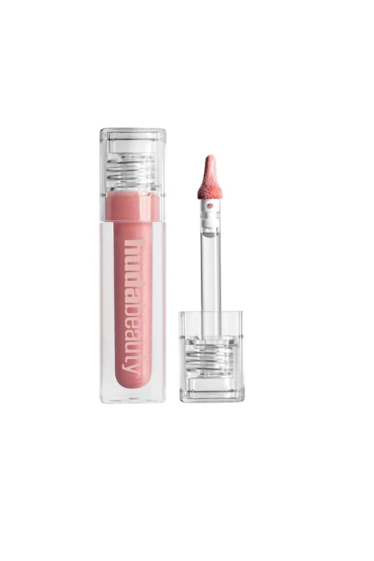 Huda Beauty Icy Nude FAUXFILLER Lip Gloss Ult...