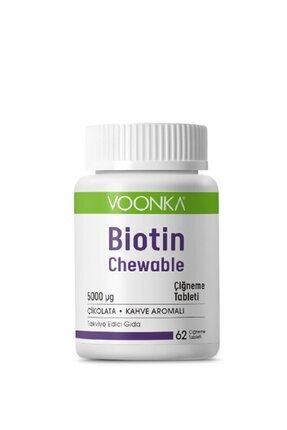 Biotin Chewable 62 Çiğneme Tableti Image 0