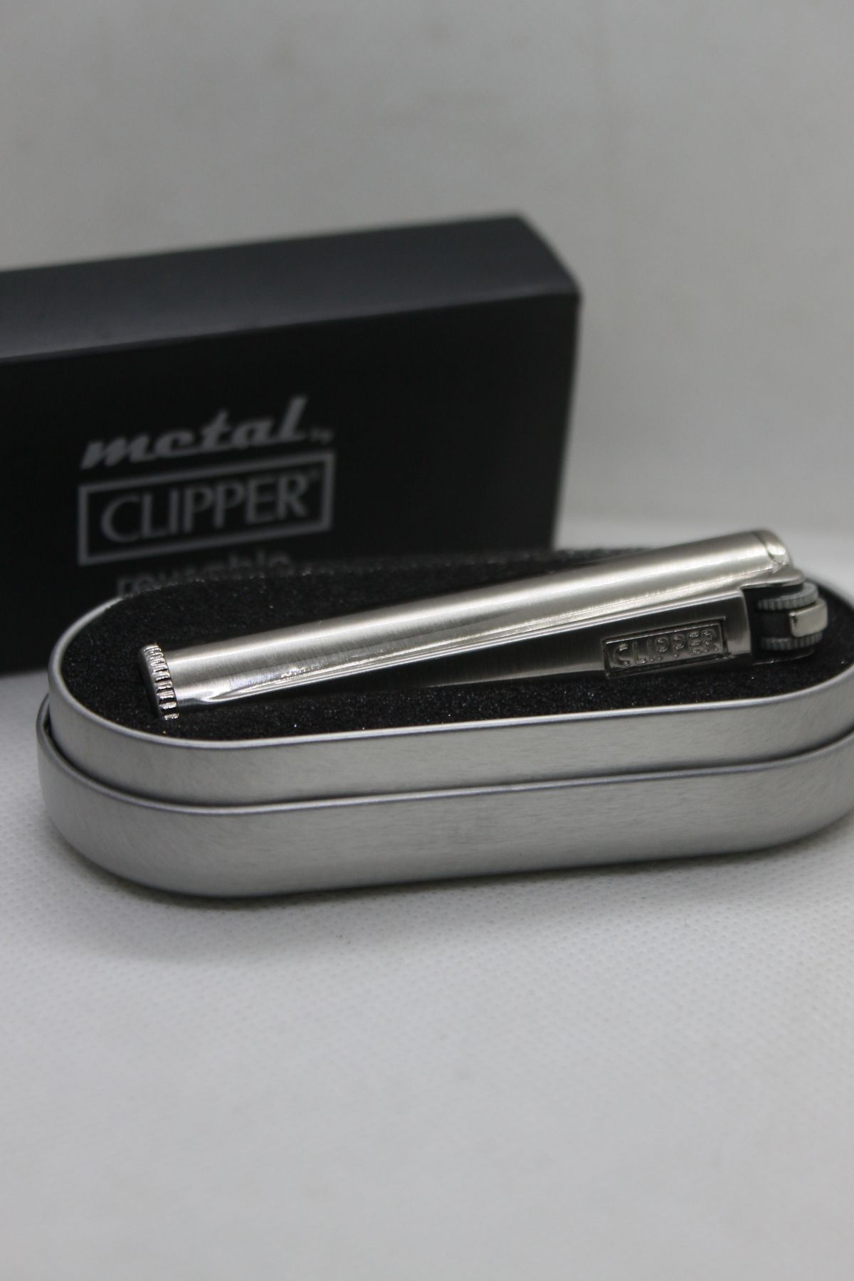 Clipper Kişiye Özel Benzinli Orijinal Metal Taşlı Çakmak