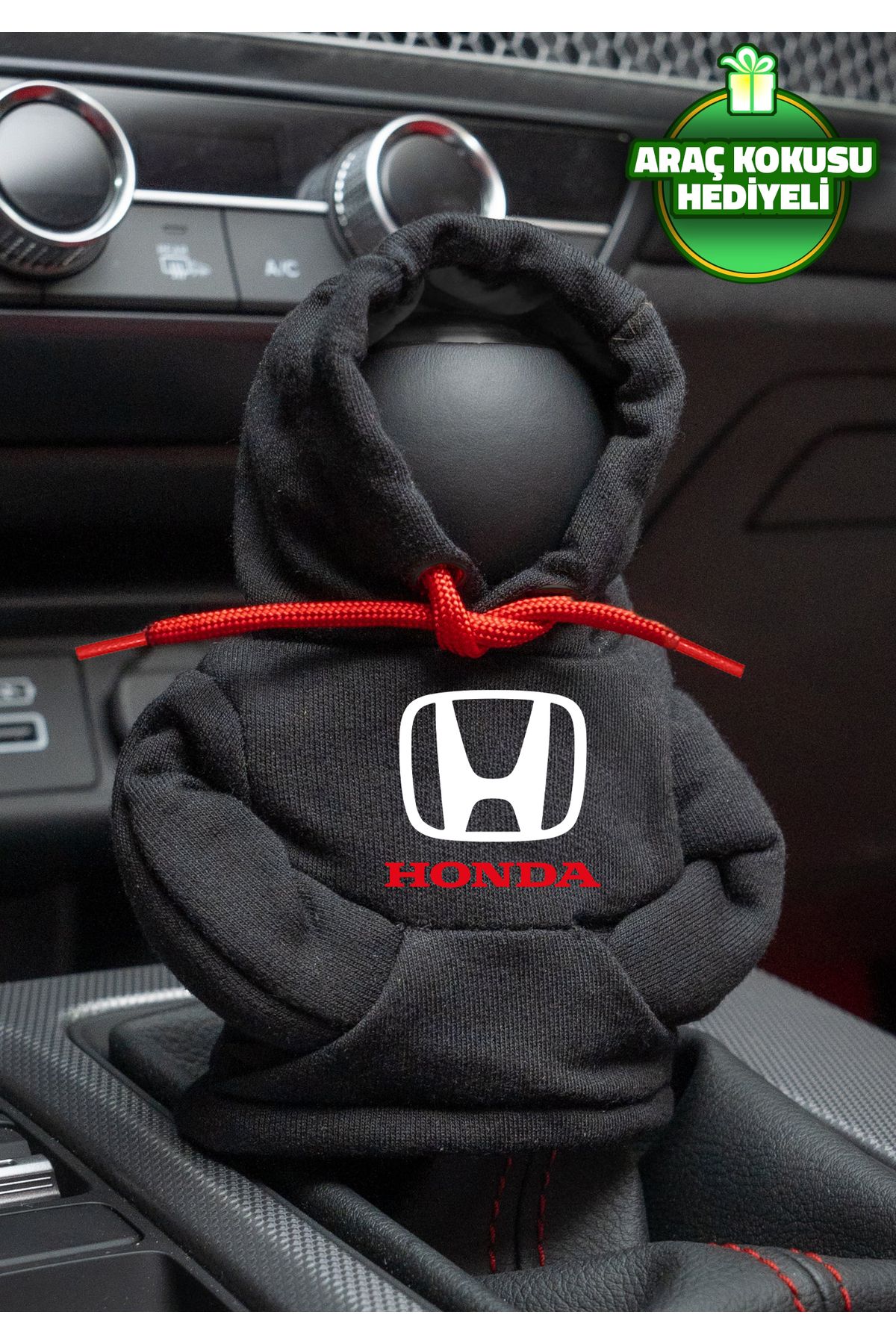 Freeyez Honda Logo SiyahKırmızı Vites Hoodie...