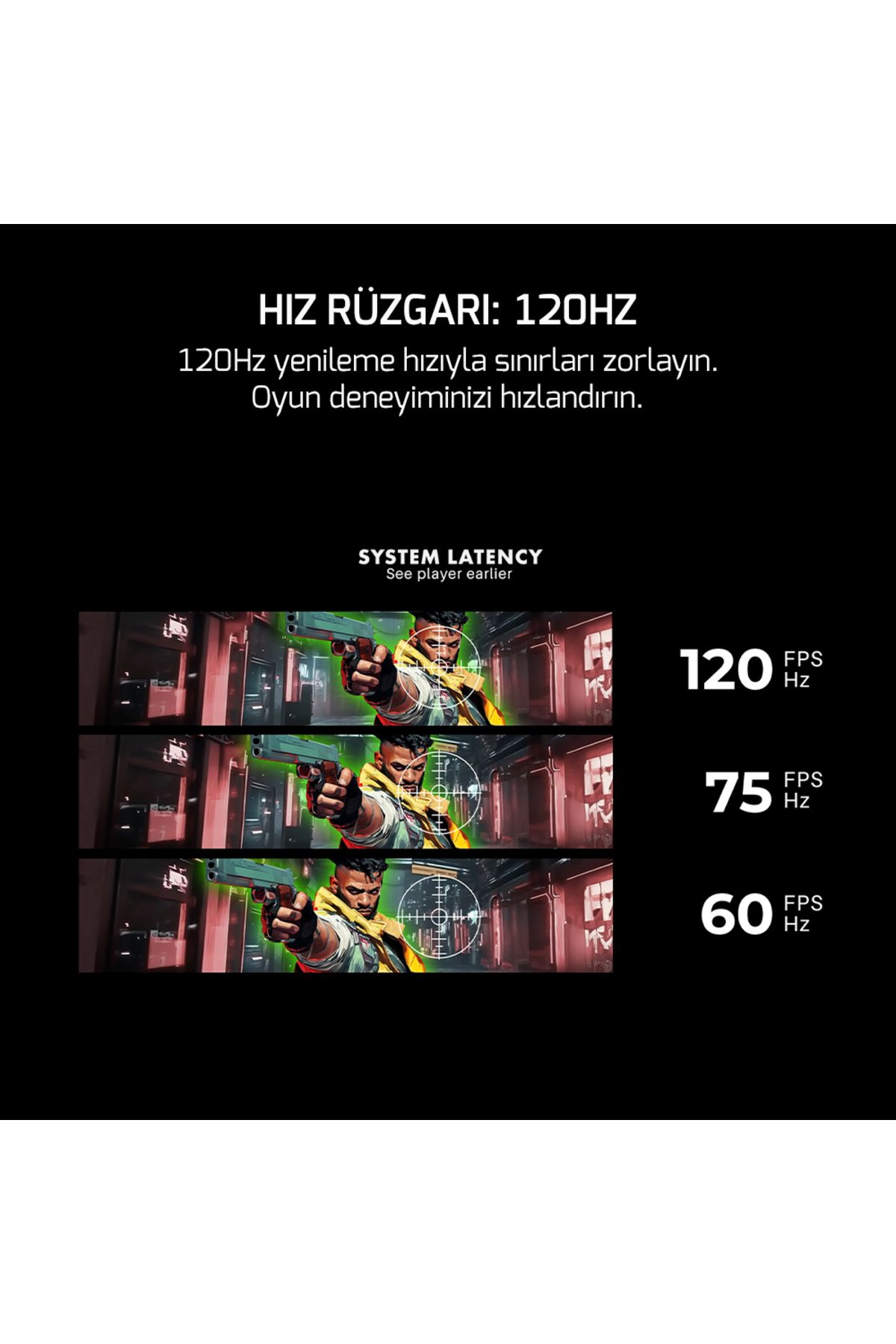 Vivid F20 27' Curved RGB Beyaz 120Hz 1ms FHD Gaming Monitör (Sıfır Ölü Piksel Garantili)