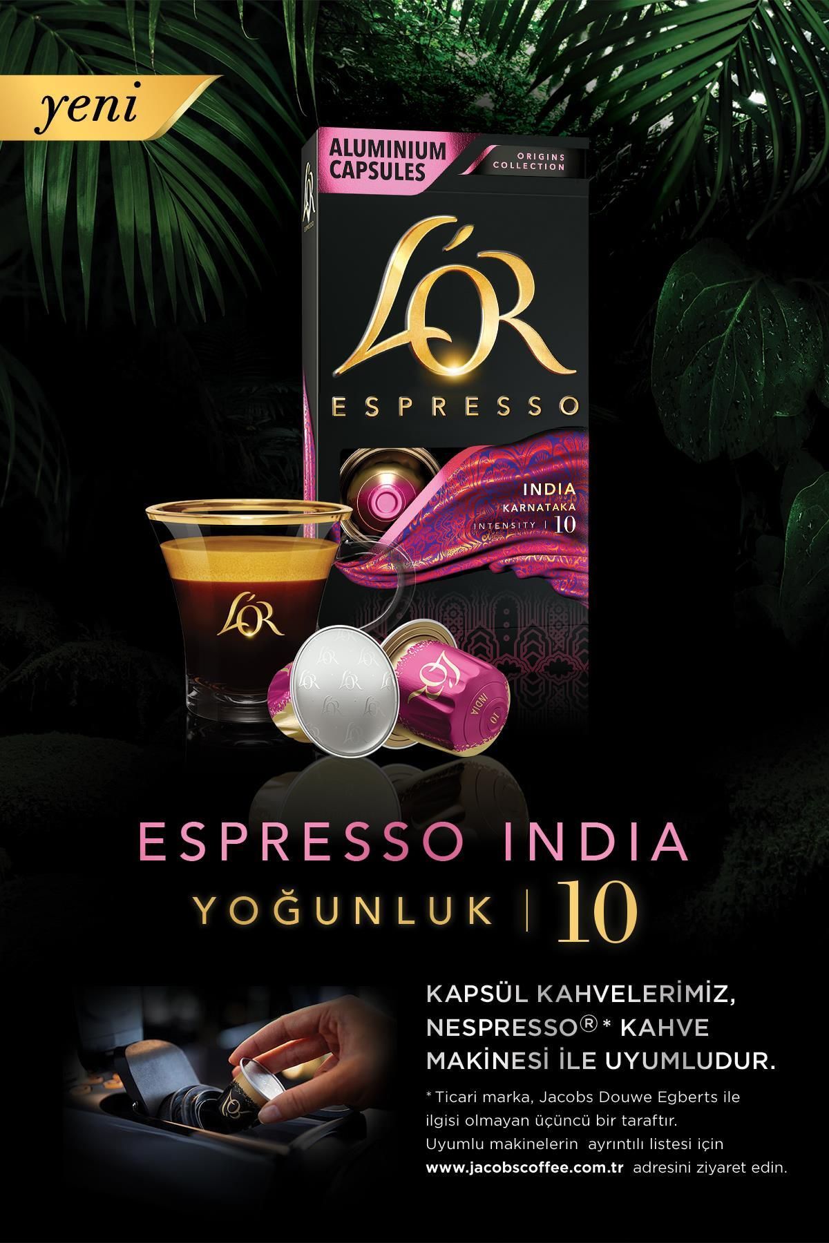 Espresso Origin Indıa X 100 Adet Kapsül