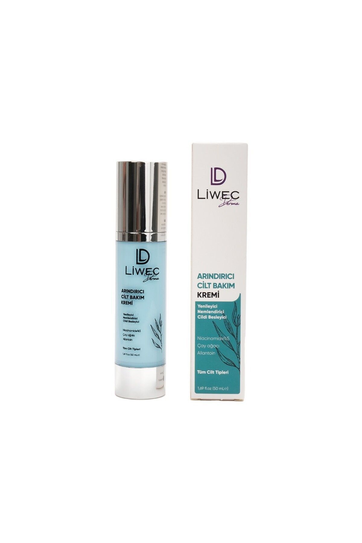 Liwec Derma ARINDIRICI CİLT BAKIM KREM PURIFYING SKIN CARE 50 ML