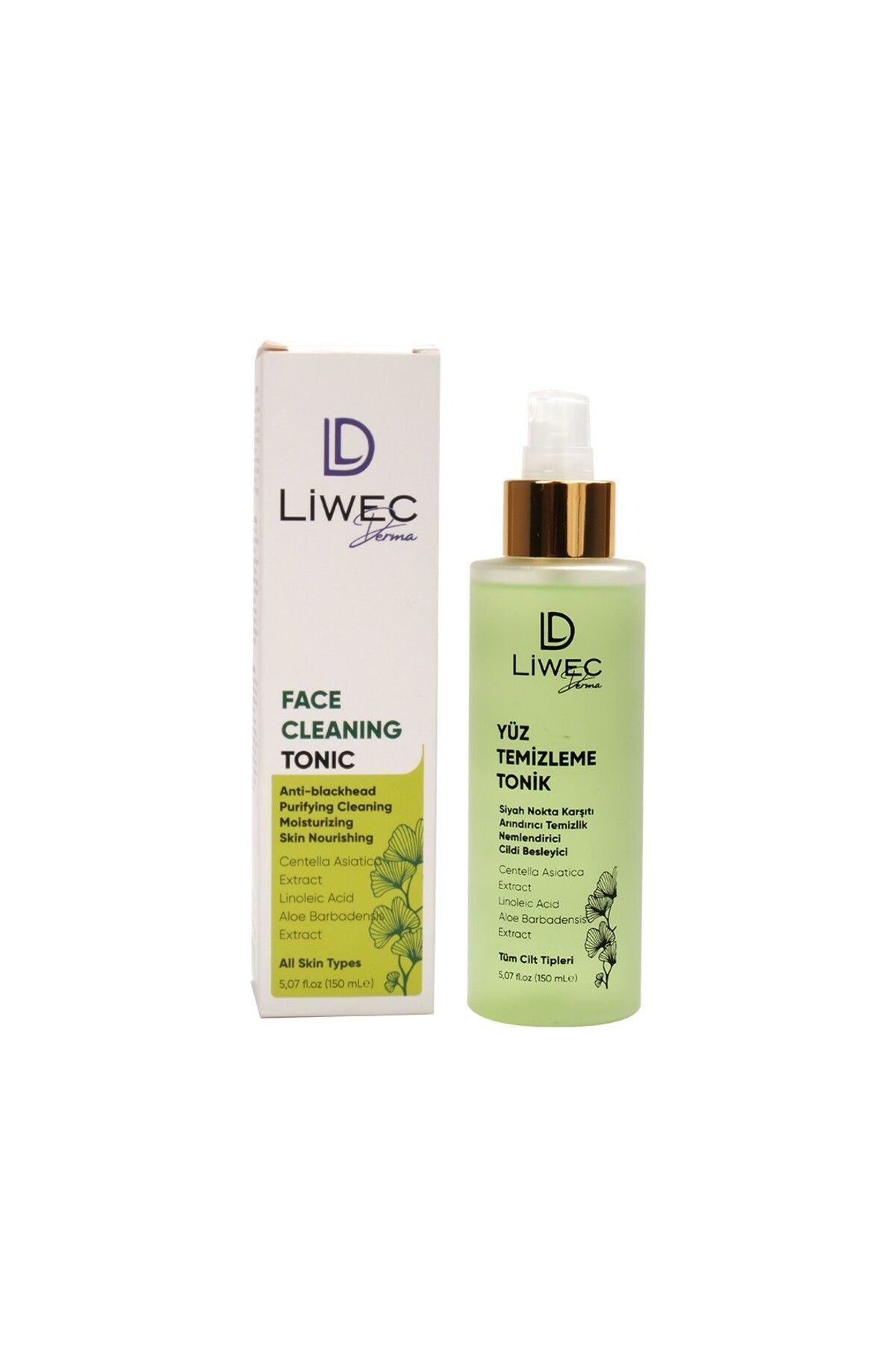 Liwec Derma YÜZ TEMİZLEME TONİK - FACE CLEANING TONIC 150ML