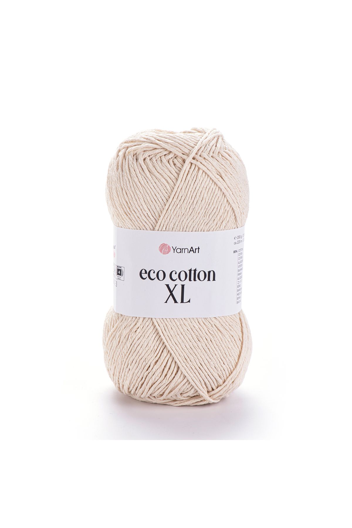 Yarnart Eco Cotton Xl - ElÖrgü Ipi Krem-762