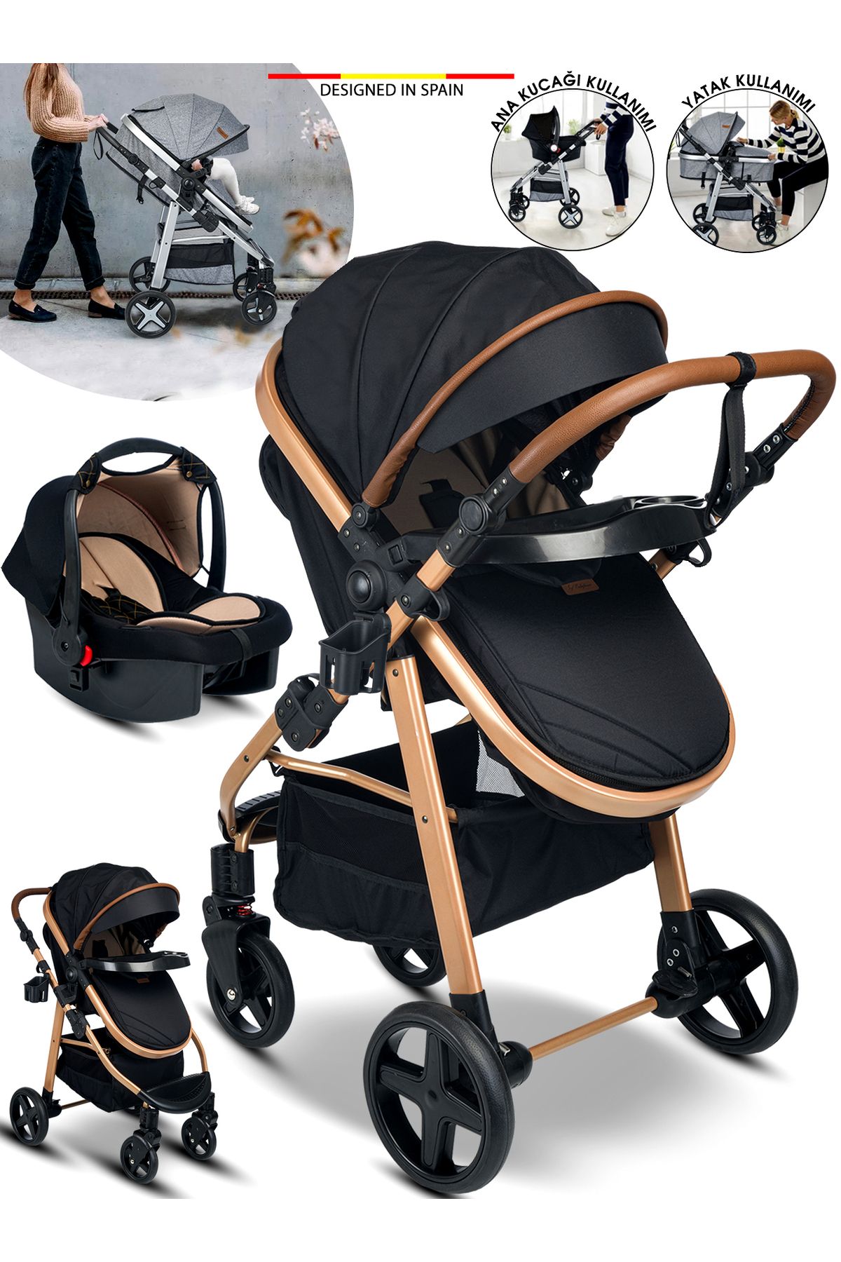 Baby Home950 Tayla MamaTablalı Travel Sistem...