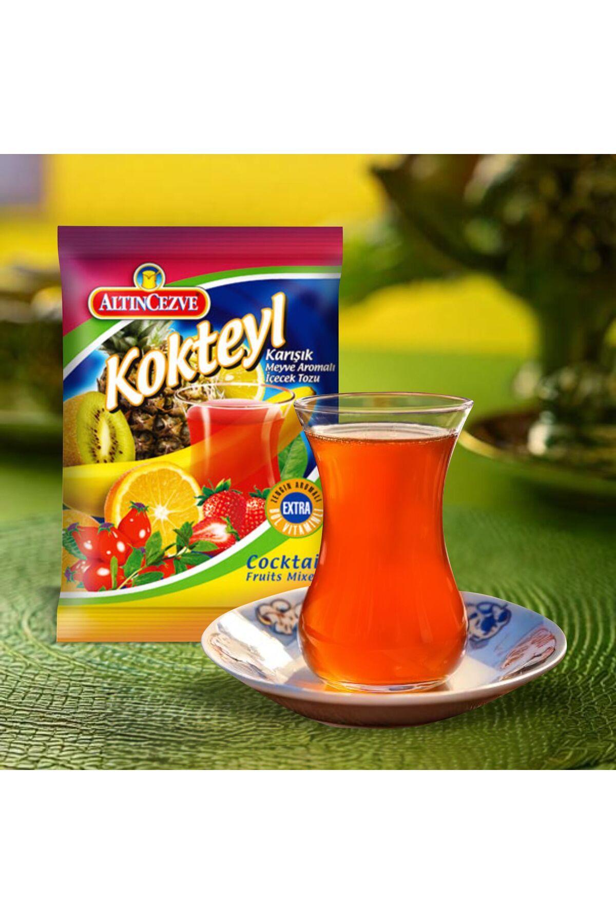 Kokteyl Karışık Meyve Aromalı Içecek Tozu 250 gr