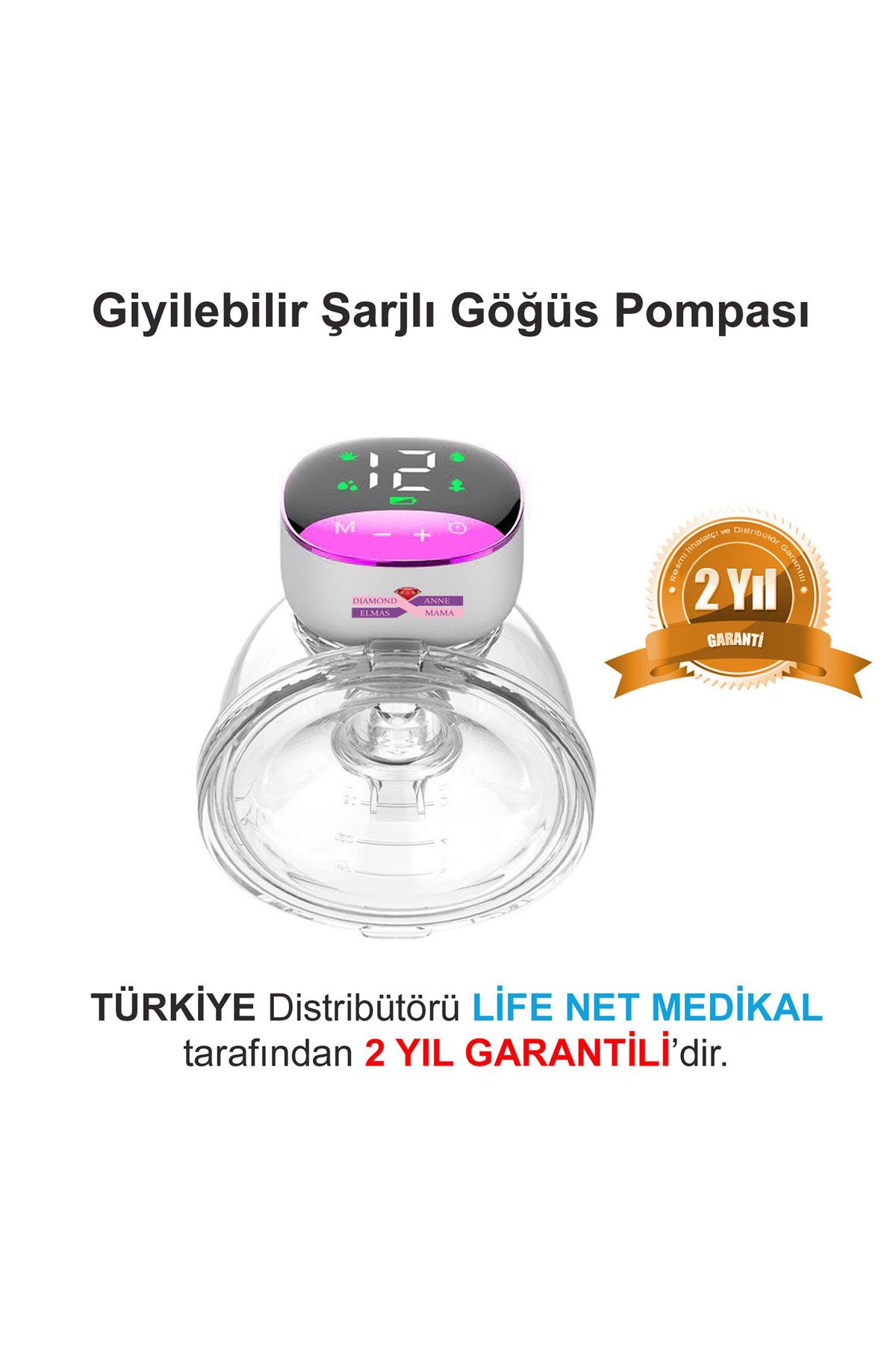 Giyilebilir Elektrikli Göğüs Pompası Ve Süt Pompası My-373