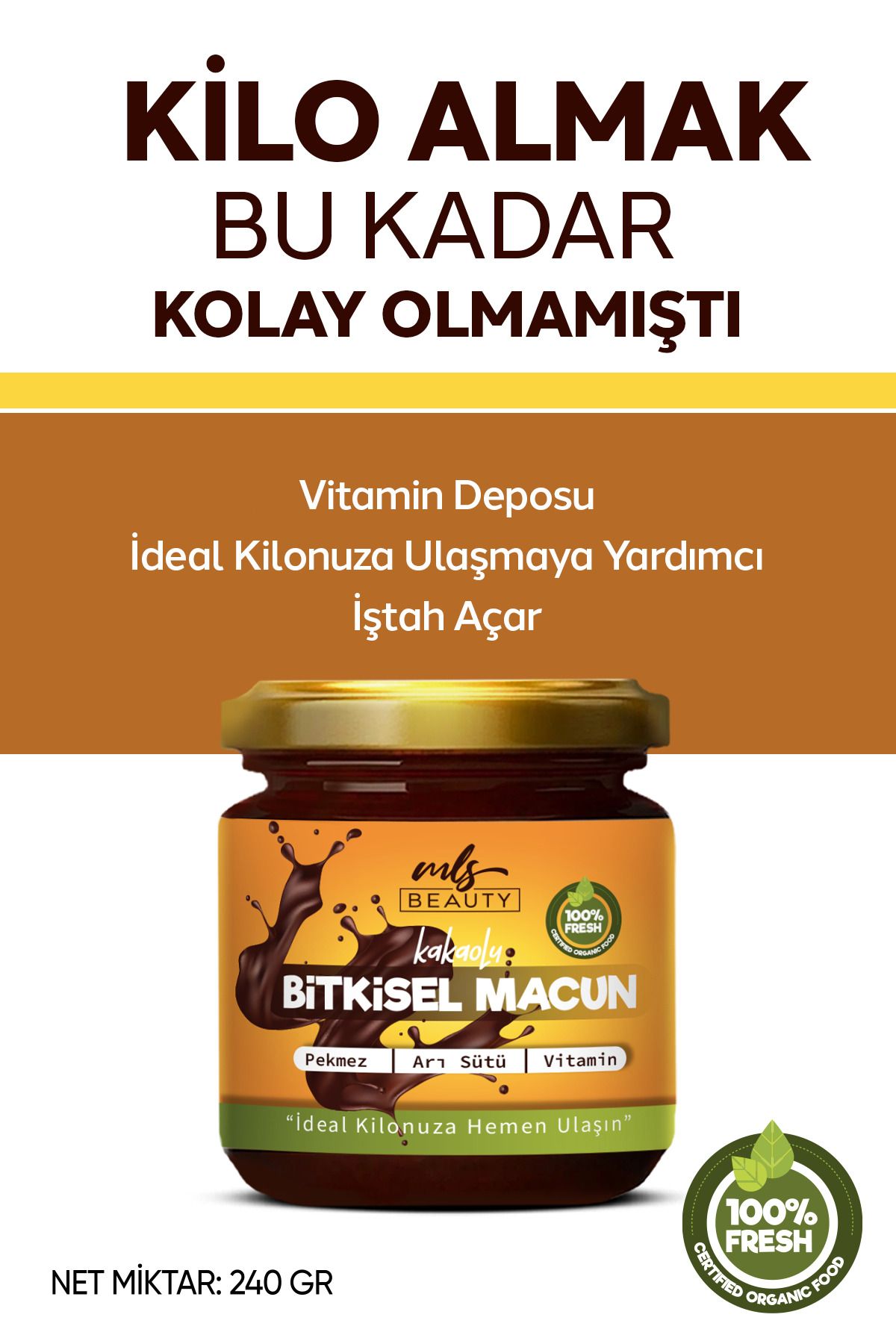 milacusKakaolu, VitaminliArı Sütlü Iştah Açıc...