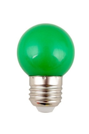 1w Yeşil Renk Led Top Gece Ampulü E27 Duylu Image 0