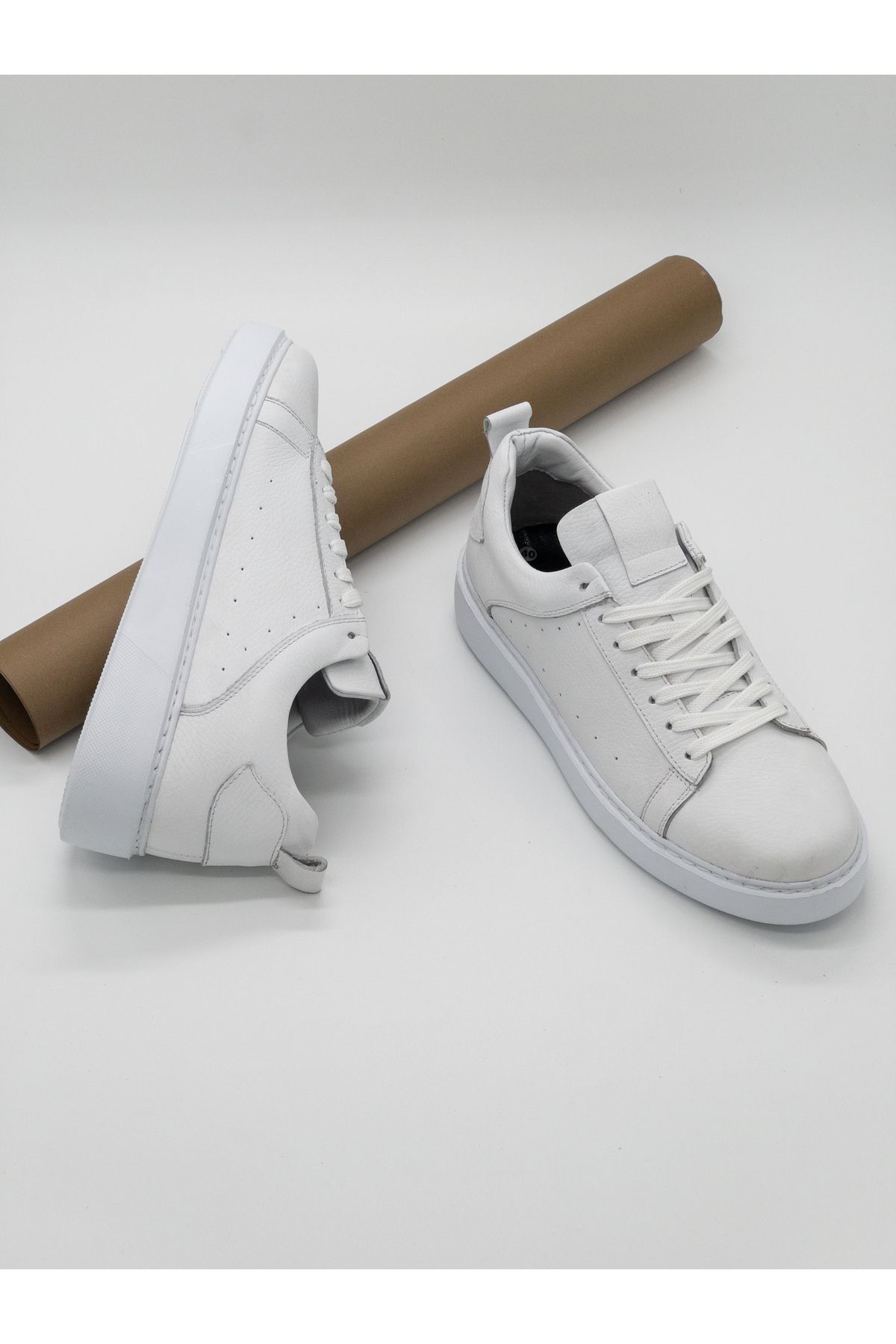 Elegant Hakiki Deri Erkek Sneaker Ayakkabı, Garantili Sneaker, Günlük Ayakkabı, Spor Ayakkabı