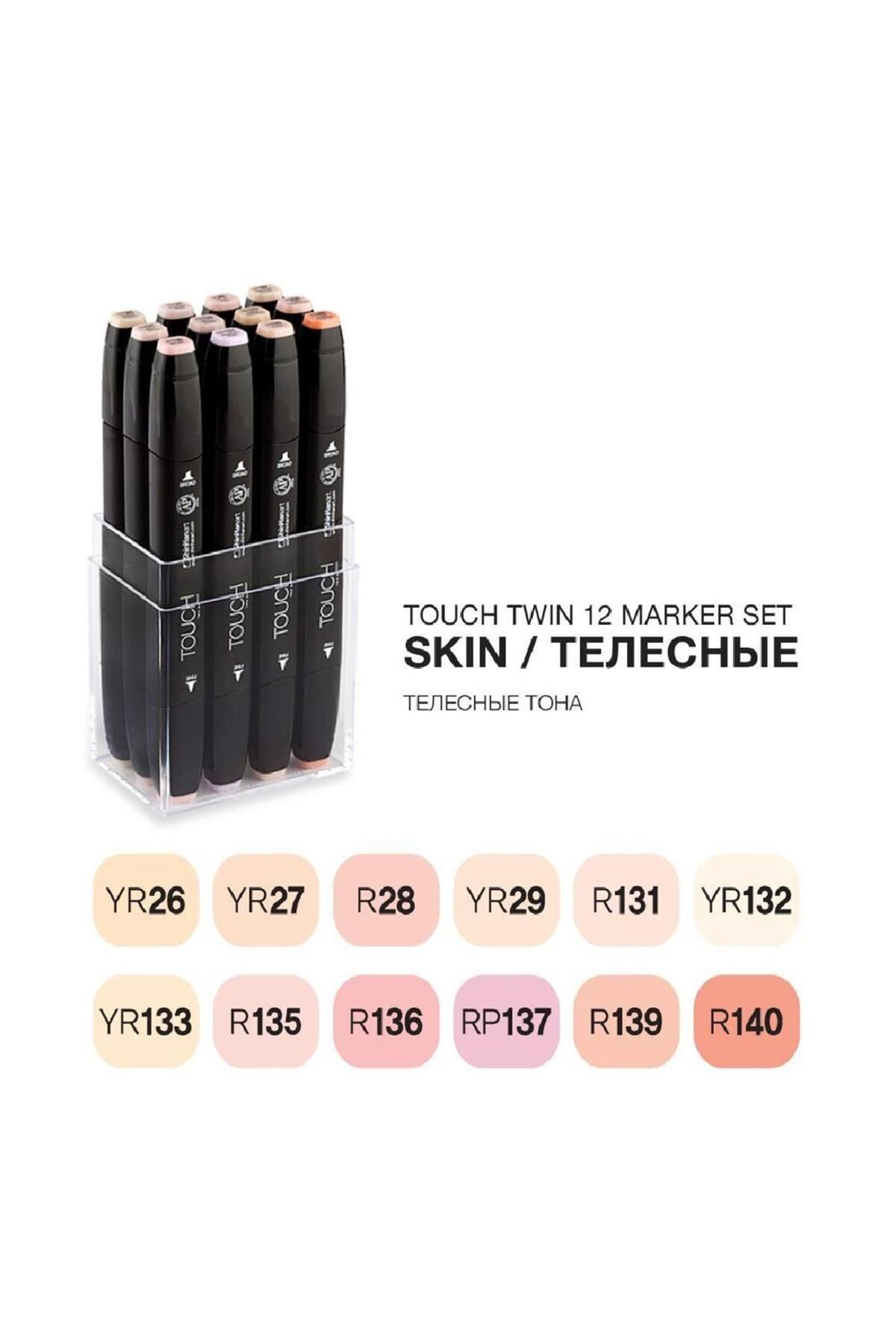 PonartTouch Twin Ten Renkler12'li Marker Set...