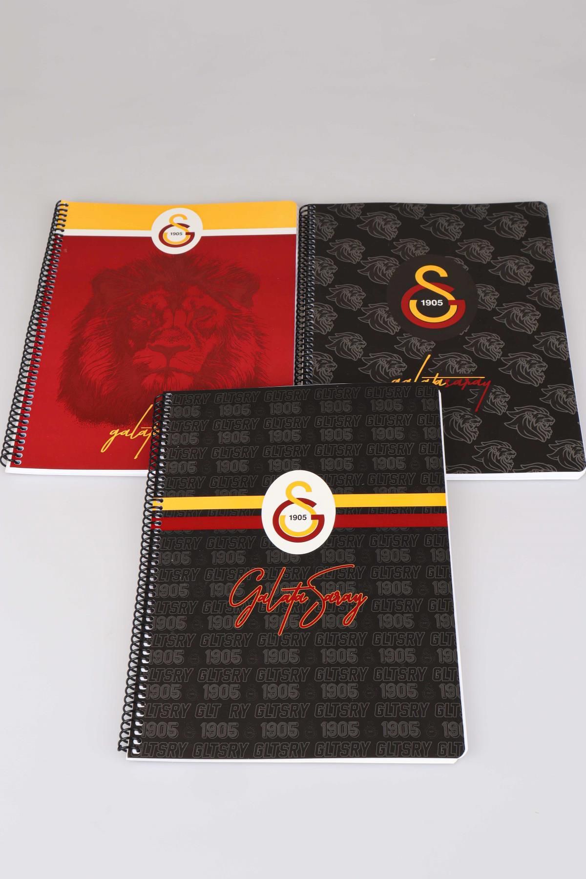 LİSANSLI GALATASARAY "TEKLİ" SPIRALLI ÇİZGİLİ A4 KARTON KAPAK 72 YAPRAK DEFTER