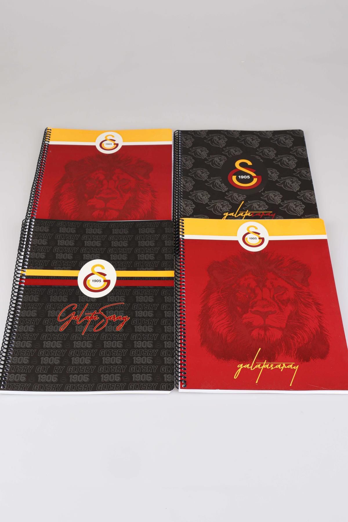 LİSANSLI GALATASARAY "TEKLİ" SPIRALLI ÇİZGİLİ A4 KARTON KAPAK 72 YAPRAK DEFTER