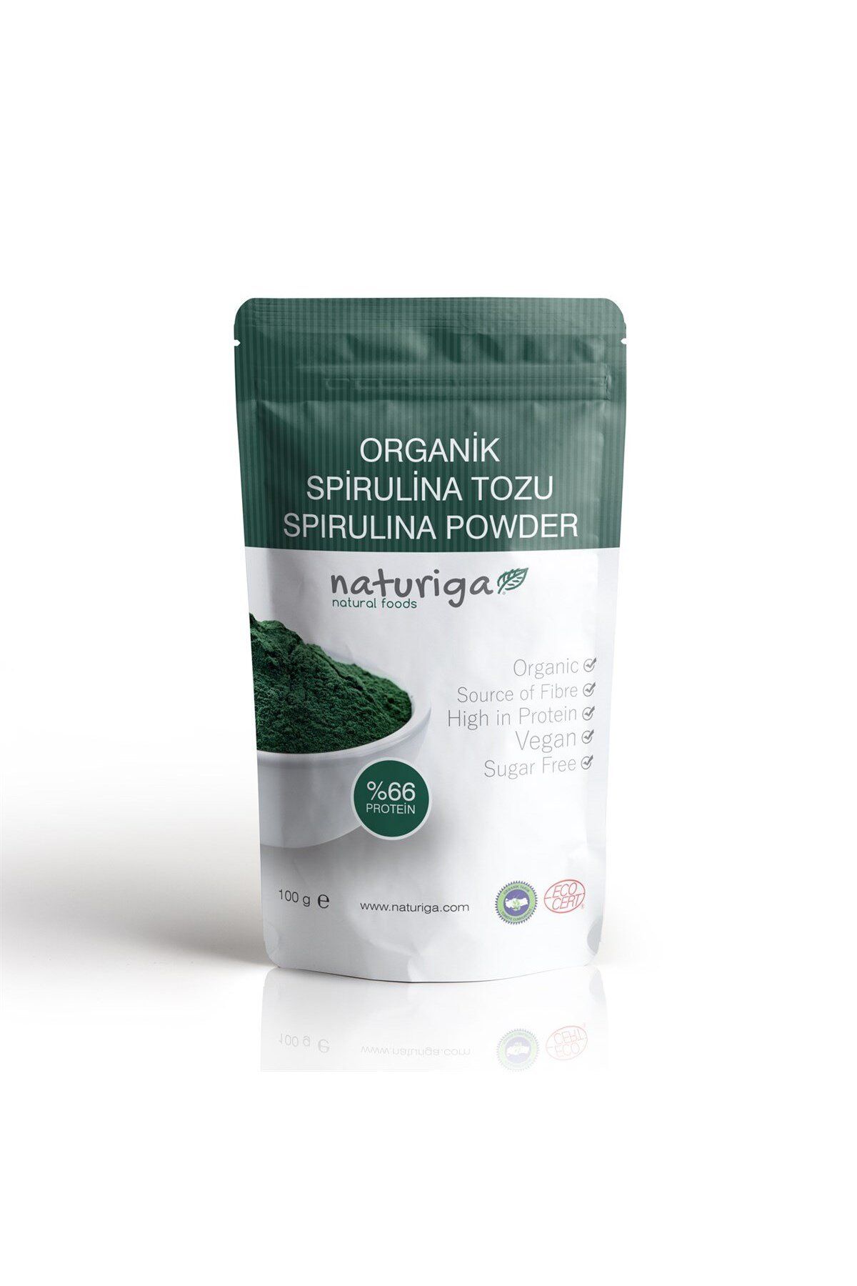 NaturigaOrganik SpirulinaTozu 100gr