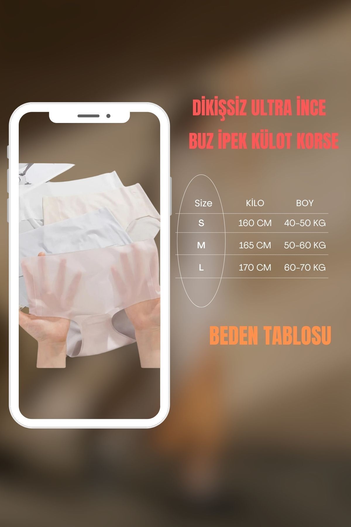 ULTRA İNCE İZ YAPMAZ DİKİŞSİZ BUZ İPEK KÜLOT MİKRO ŞEFFAF ELASTİK LAZER KESİM KORSE GRİ