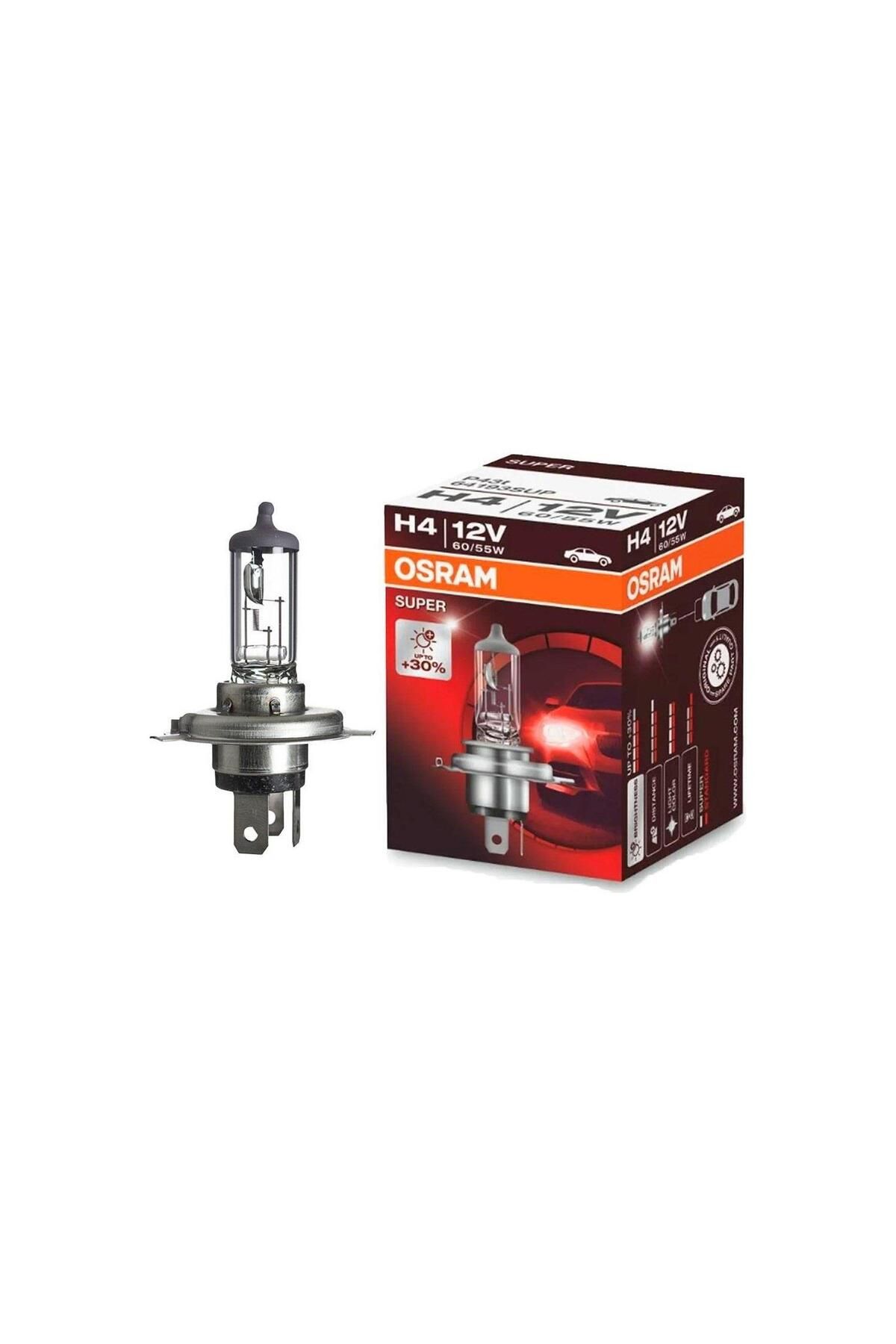 Osram12v H4 Ampul 60/55w %30Fazla Işık