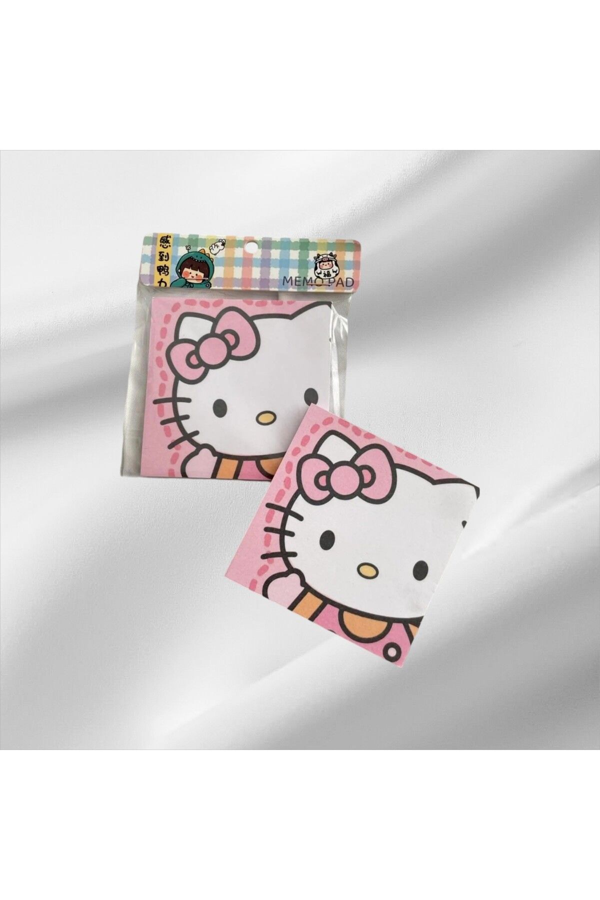 Kawaii Cat Memo Pad Kare Not Defteri Hello Kitty