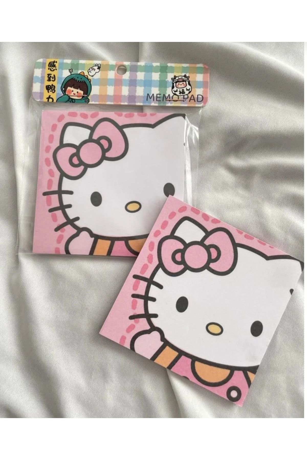 Mansura Kawaii Cat Memo PadKare Not Defteri H...