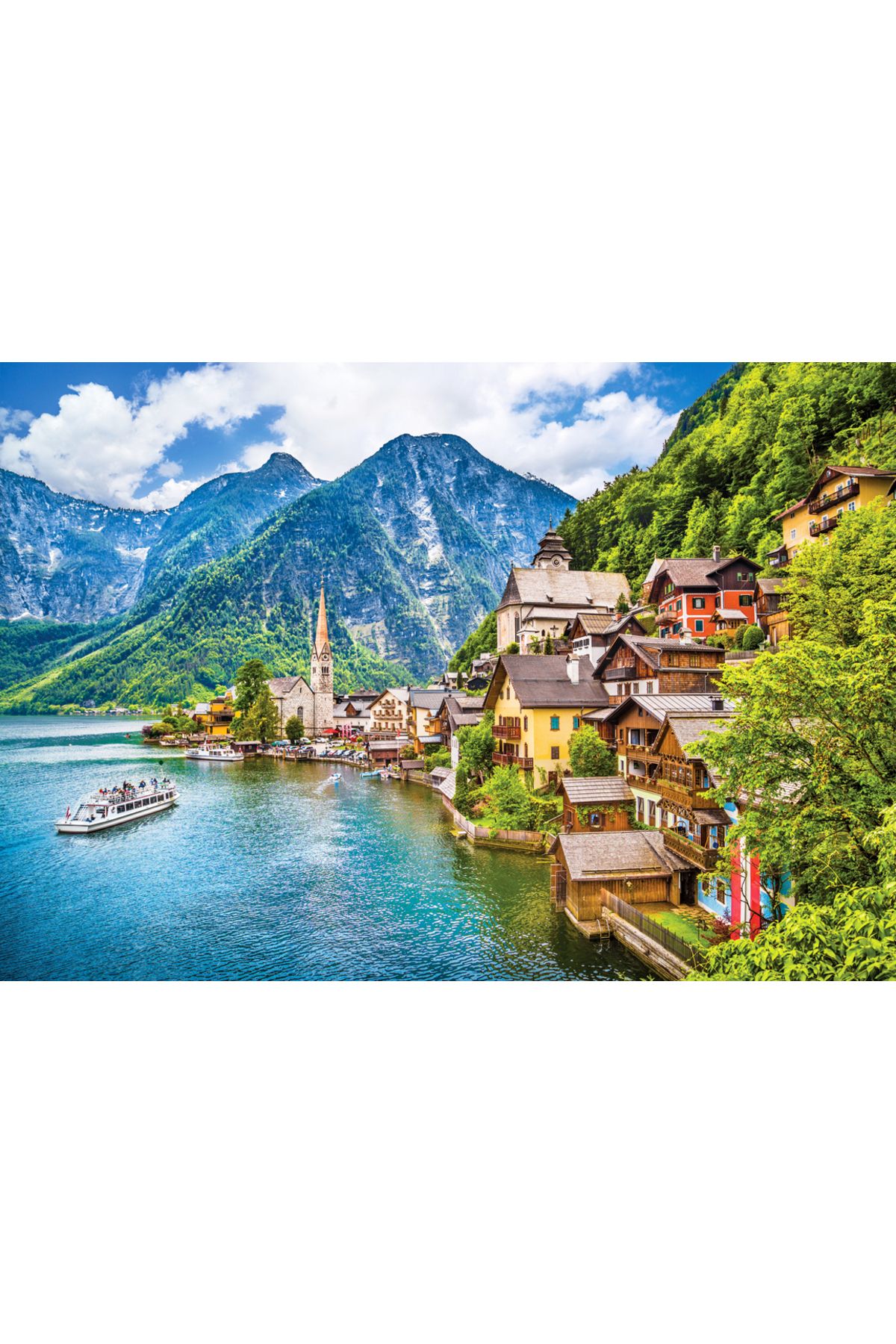 2000 Parçalık Puzzle / Hallstatt Lake - Kod:3959