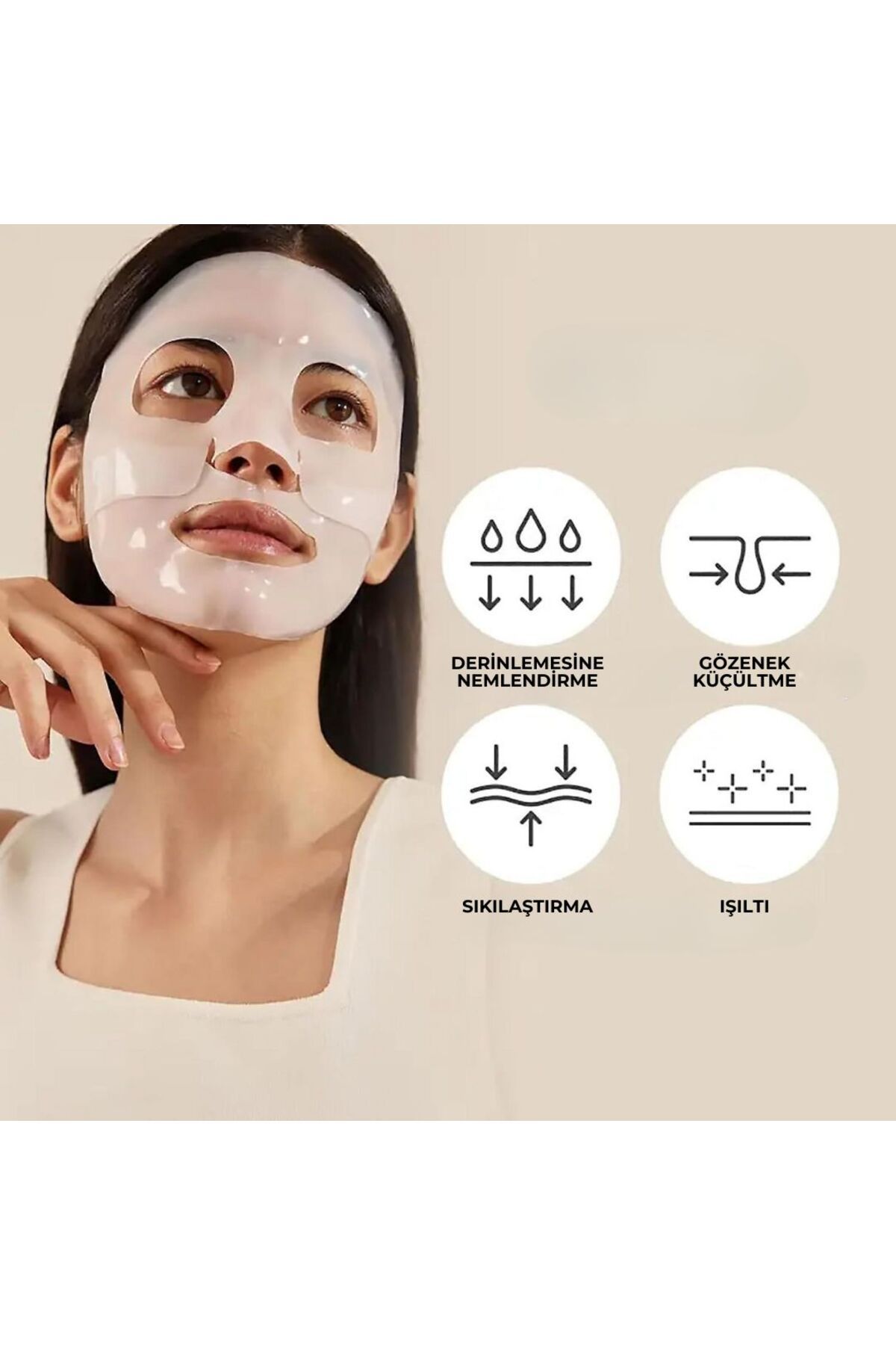 Bio-Collagen Real Deep Mask - Nemlendirici, Gözenek Sıkılaştırıcı ve Cilt Canlandırıcı