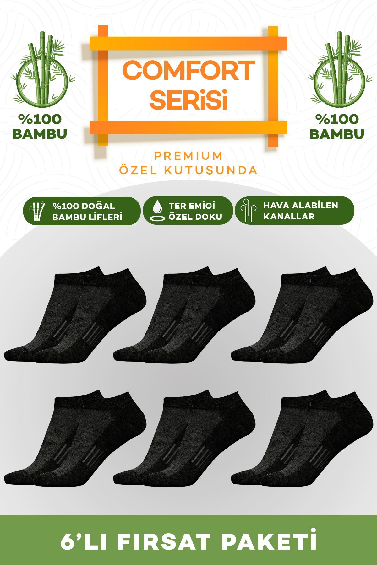 vavia Comfort Serisi Bambu6’lı Premium Kutulu...