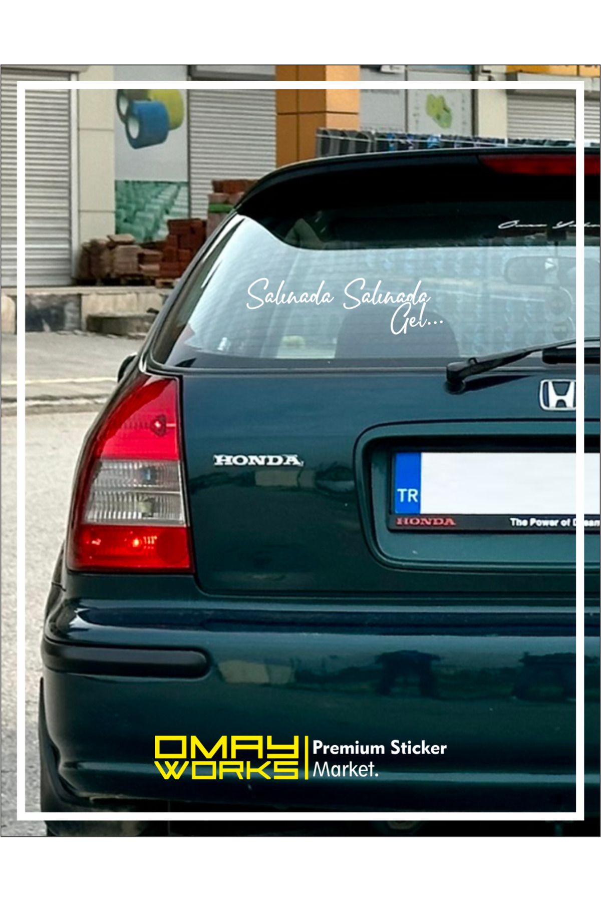 SALINADA GEL- Araba Sticker - Araç Sticker - Araba Aksesuar - Sticker