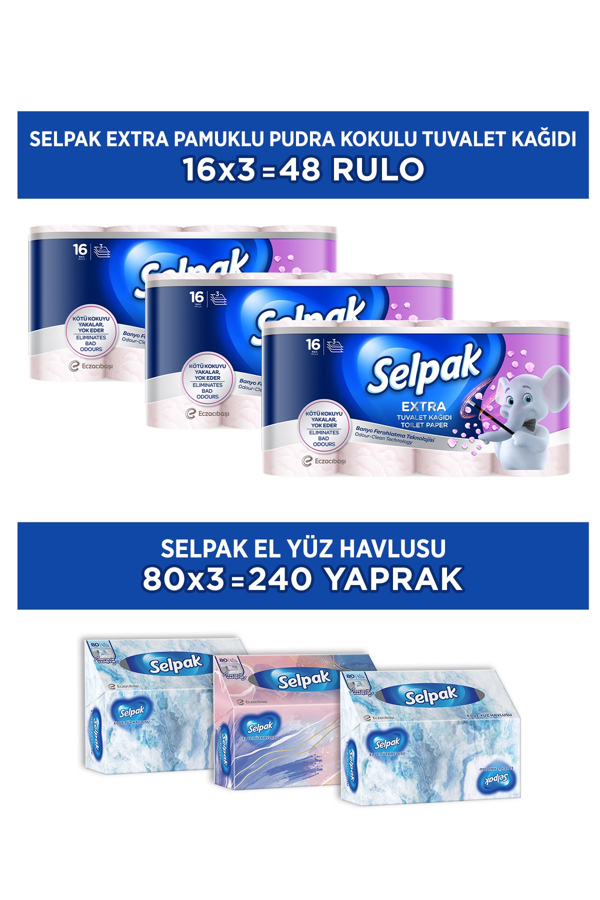 Selpak ® Extra BanyoFerahlatma 48'li Tuvalet...