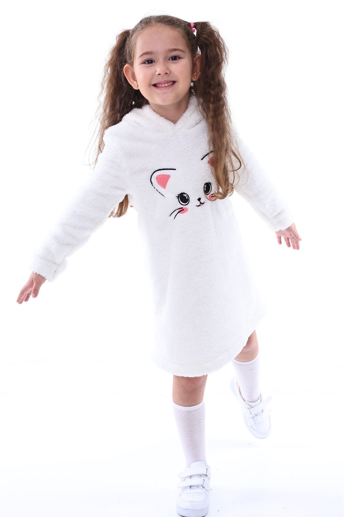 aden kids kız çocuk peluşelbise