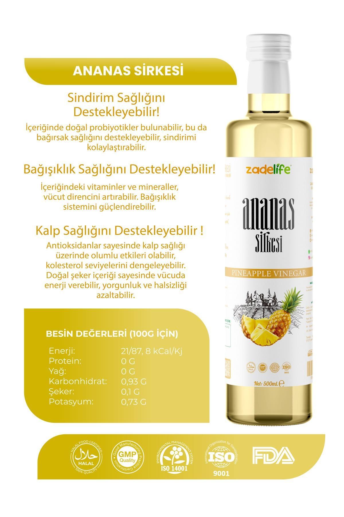 Ananas Sirkesi 500 ml