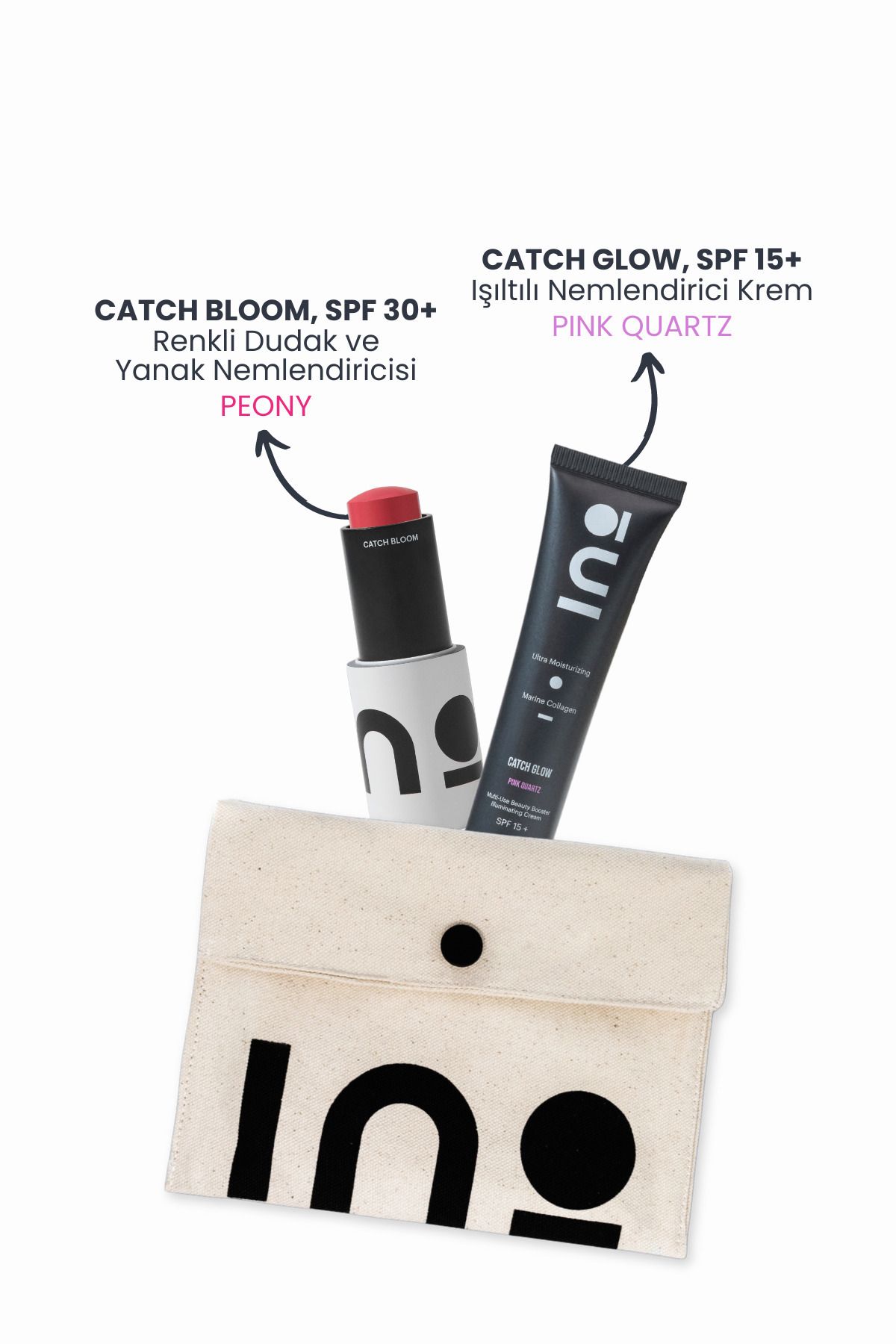 INO Cosmetic Catch Bloom LipCheek Stick Peony...