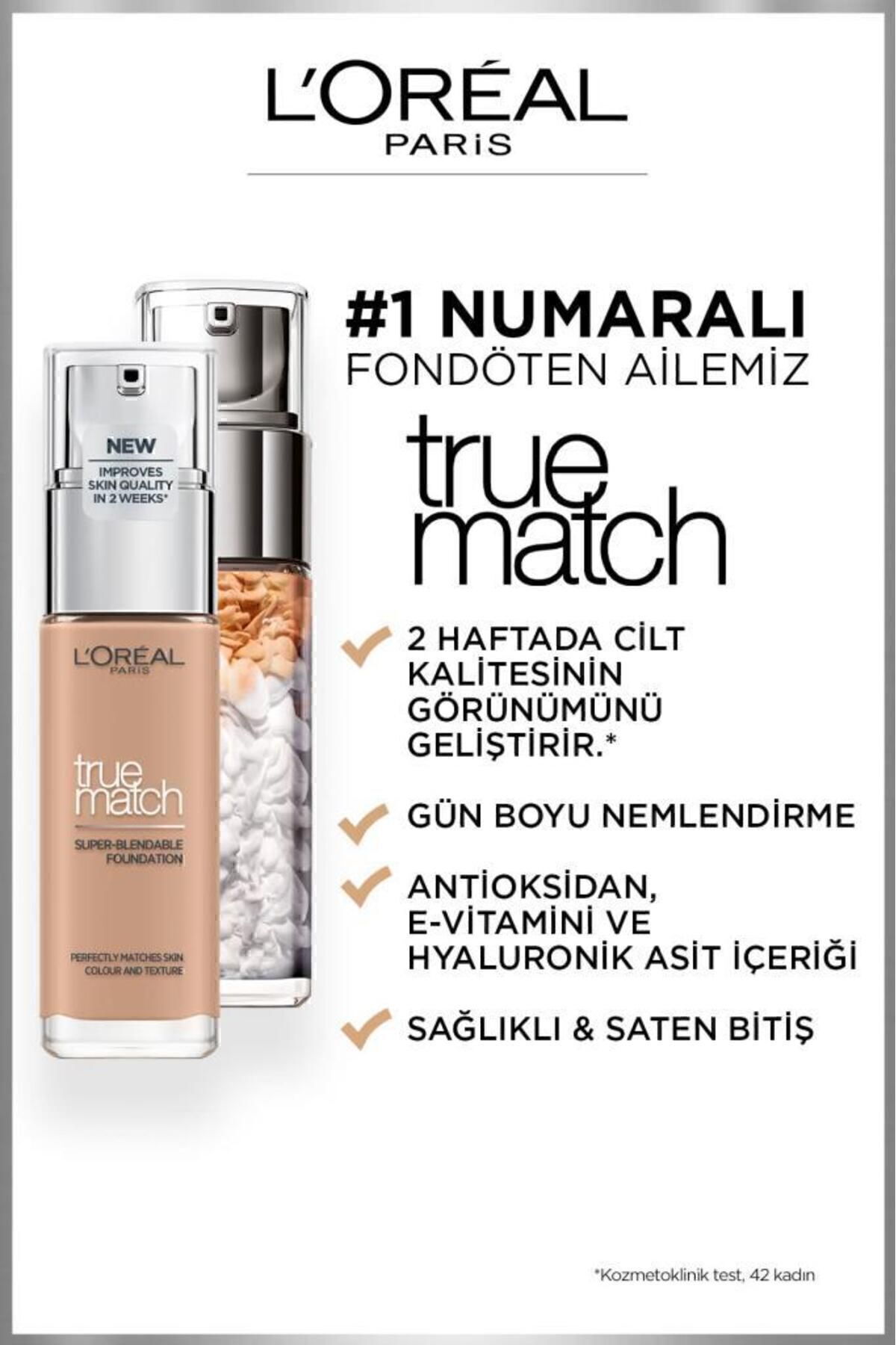 L'oréal Paris True Match Bakım Yapan Fondöten 3r Rose Beıge