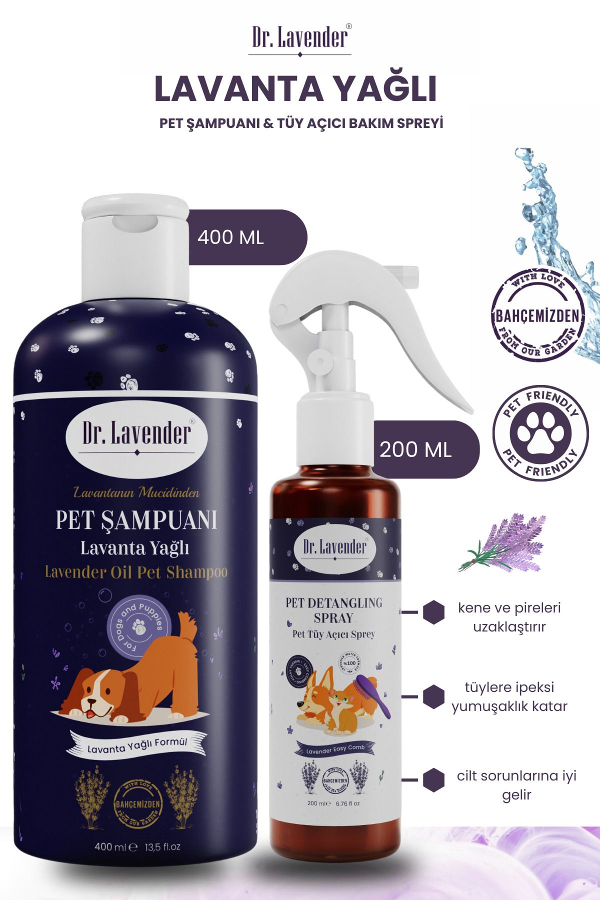 Dr. LavenderLavanta YağlıAntiseptik Köpek Şam...