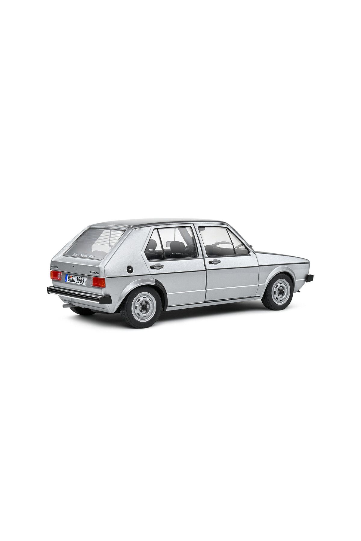 VOLKSWAGEN GOLF 1:18 ÖLÇEK  L GRIS METAL 1983 Diest Car Model Araba