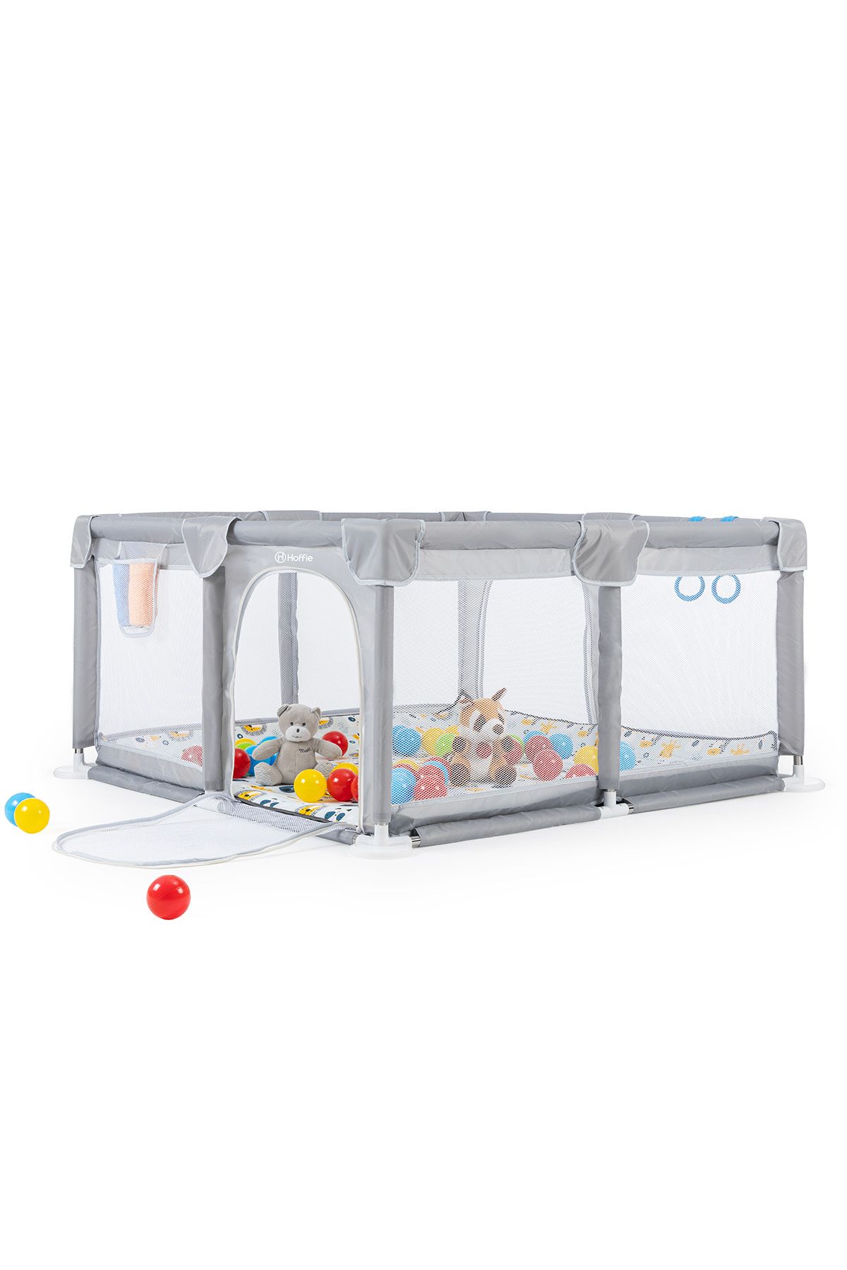 Playard Maxi Güvenli Bebek Ve Çocuk Oyun Alanı Oyun Parkı 150x150cm Oyun Matı Ve Topları