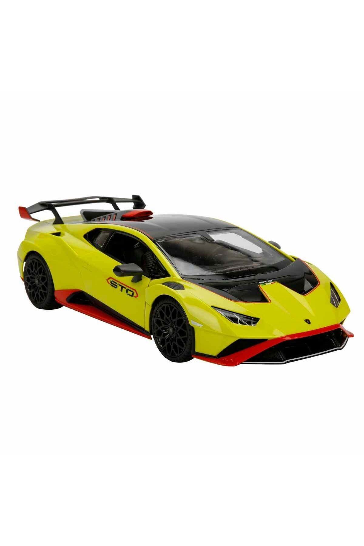 Lamborghini Huracan Sto Açılır Kapılı 33 Cm Uzaktan Kumandalı Araba Rst-98700 Yeşil