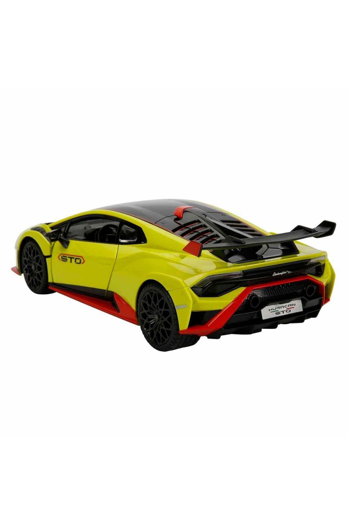 Lamborghini Huracan Sto Açılır Kapılı 33 Cm Uzaktan Kumandalı Araba Rst-98700 Yeşil